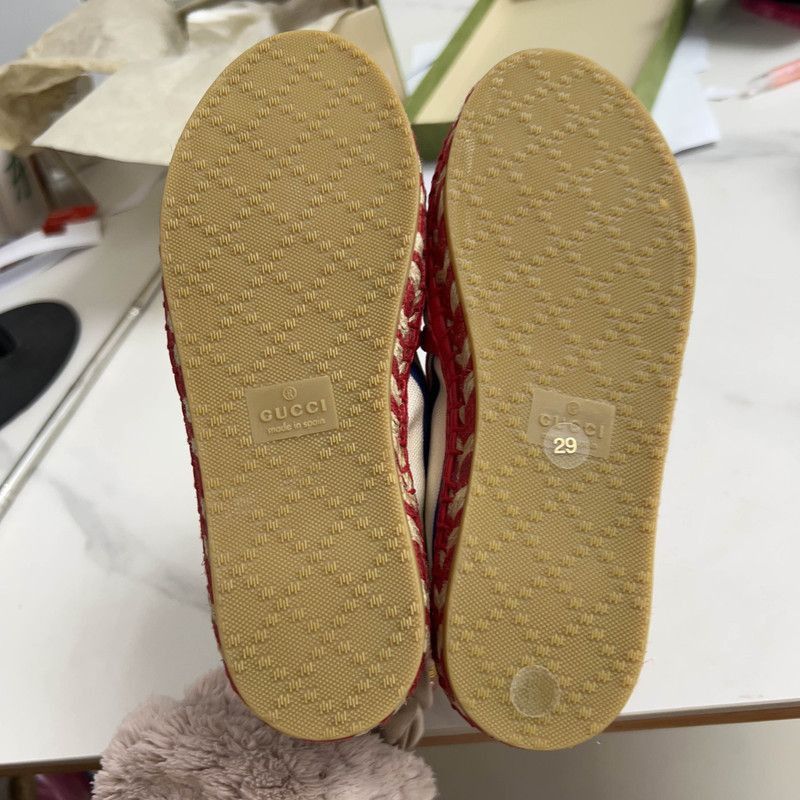 Gucci Gucci Children's Casual Shoes in White and Blue Size US 11.5 / EU 44-45 - 4 Thumbnail