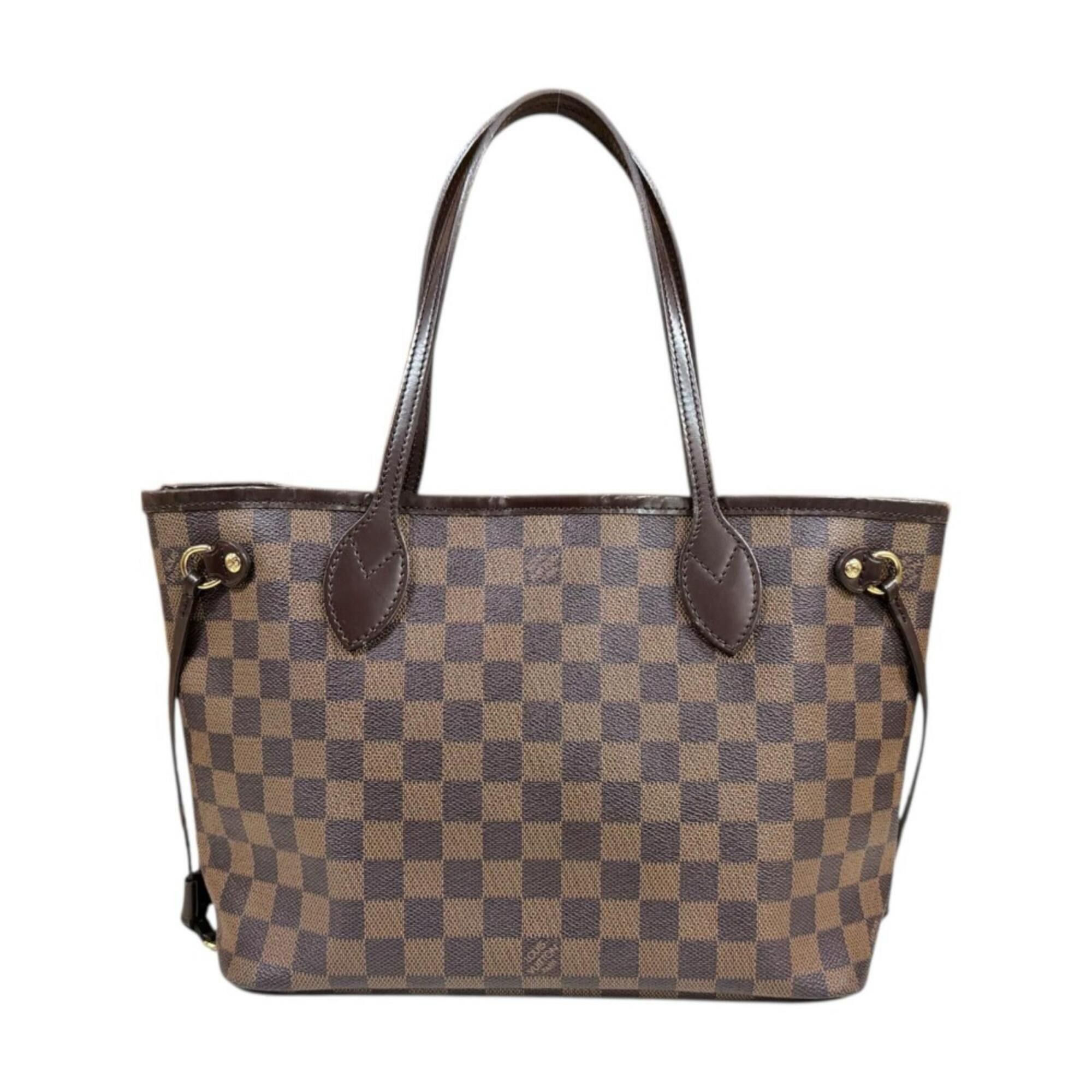 Louis Vuitton Louis Vuitton Neverfull PM Damier Tote Bag, Canvas N51109 Brown, Women's, Pre-owned. Size ONE SIZE - 1 Thumbnail