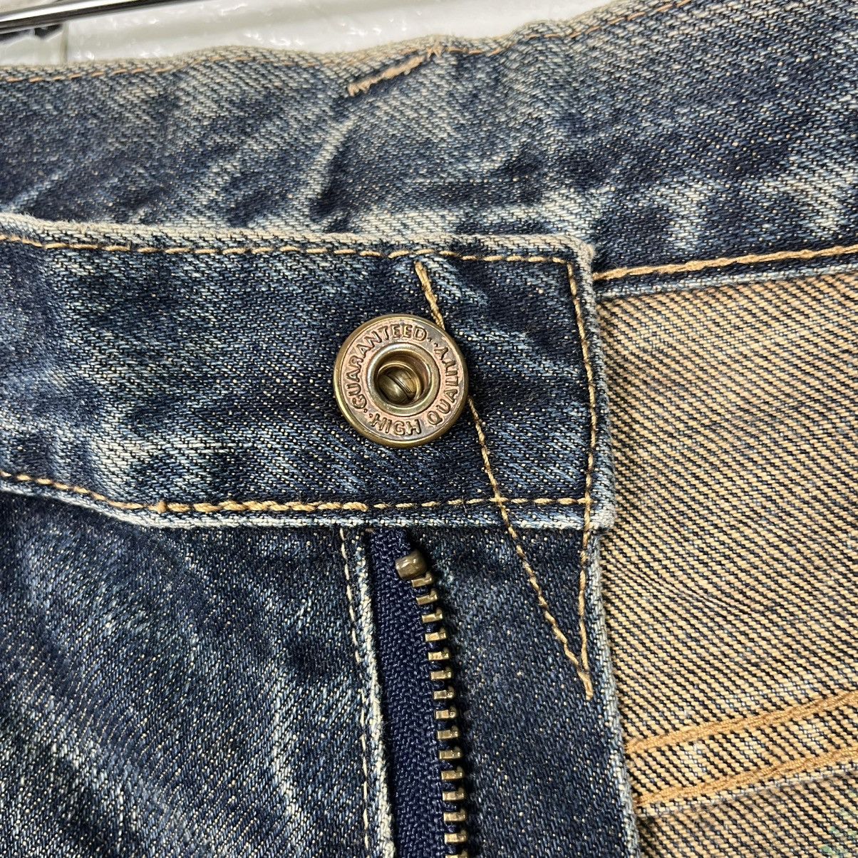 Japanese Brand Vintage Jump Juveneile Clip Distressed Short Denim Size US 32 / EU 48 - 15 Thumbnail