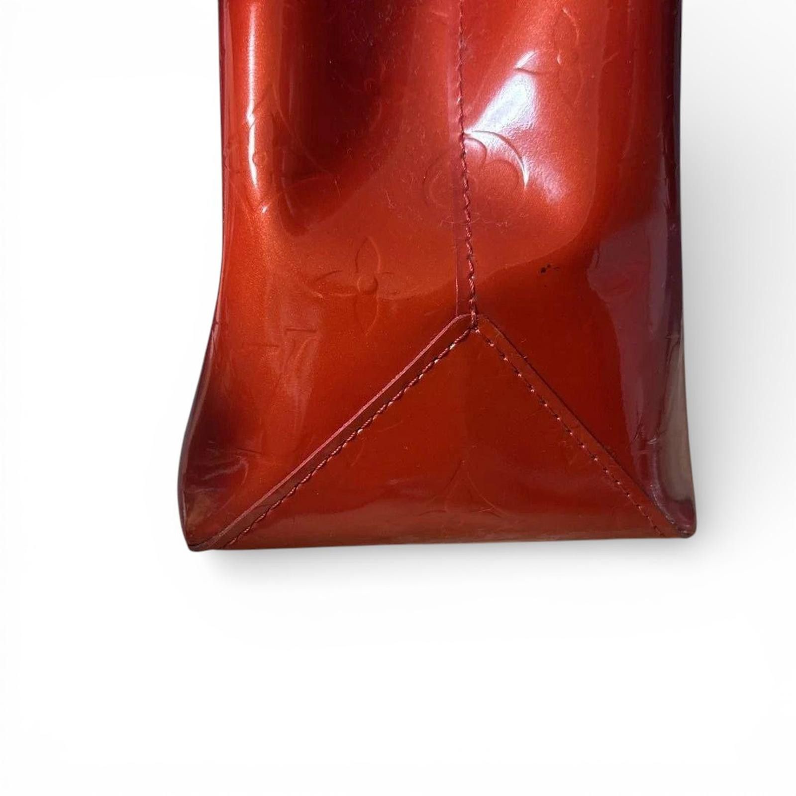 Louis Vuitton - Vernis Leather Handbag Red