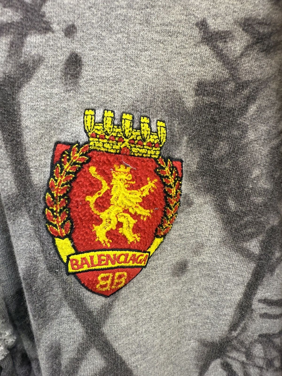 Balenciaga Balenciaga Scribbled Hoodie Size US S / EU 44-46 / 1 - 2 Thumbnail