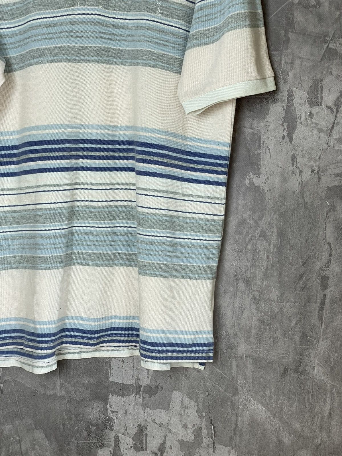 Yves Saint Laurent Vintage YSL Yves Saint Laurent Striped Polo T Shirt Y2K Size US XL / EU 56 / 4 - 6 Thumbnail