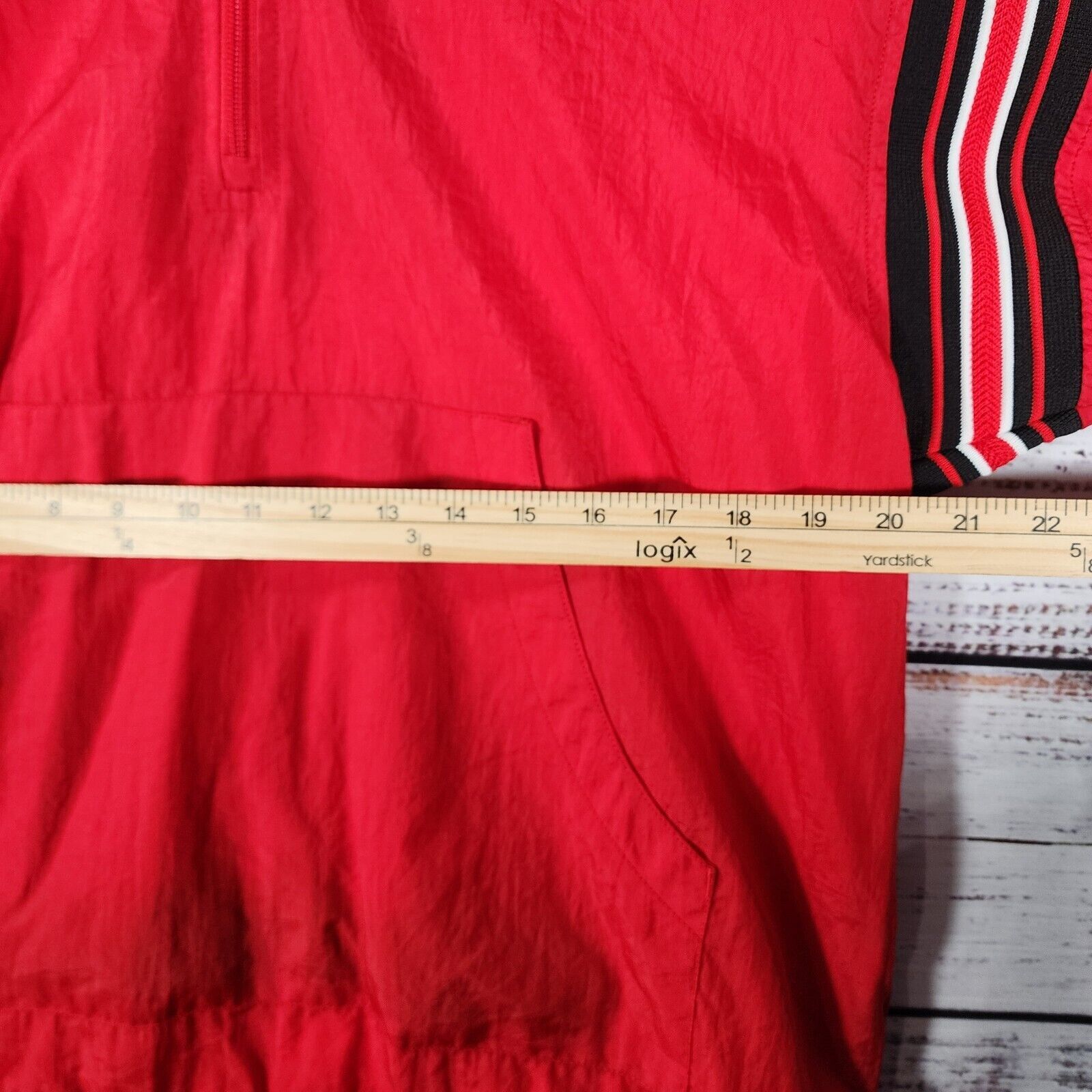 Champion VTG Champion Windbreaker Mens S Pullover Red With Black Size US S / EU 44-46 / 1 - 8 Thumbnail
