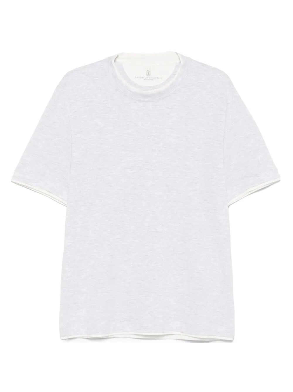 T-Shirt With Faux-Layering