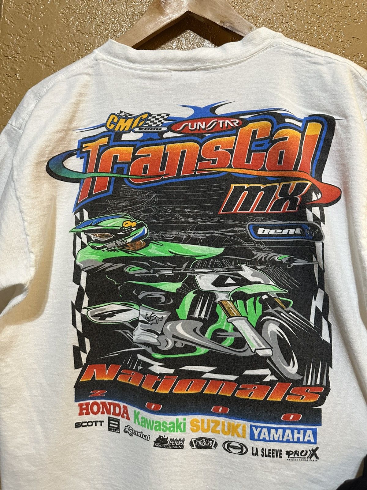 Vintage Vintage Motocross Nationals T Shirt Honda Suzuki Yamaha Size US L / EU 52-54 / 3 - 1 Thumbnail