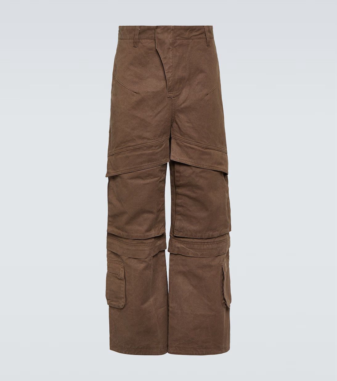 Entire Studios Brown Baggy Convertible Pants