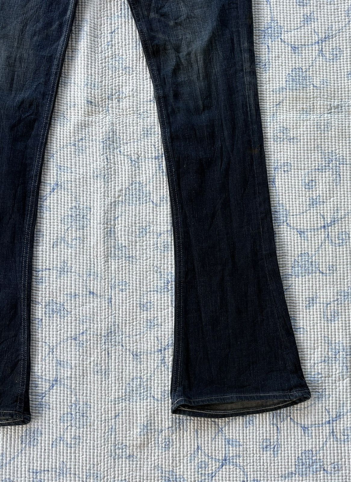 SLY Japanese SLY Glamour Guarented Streetwear Flared Denim Size US 31 - 7 Thumbnail