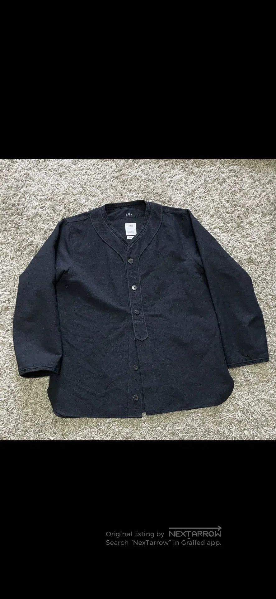 Visvim visvim Black 3/4 Sleeve Baseball Jacket. Size US L / EU 52-54 / 3 - 1 Thumbnail