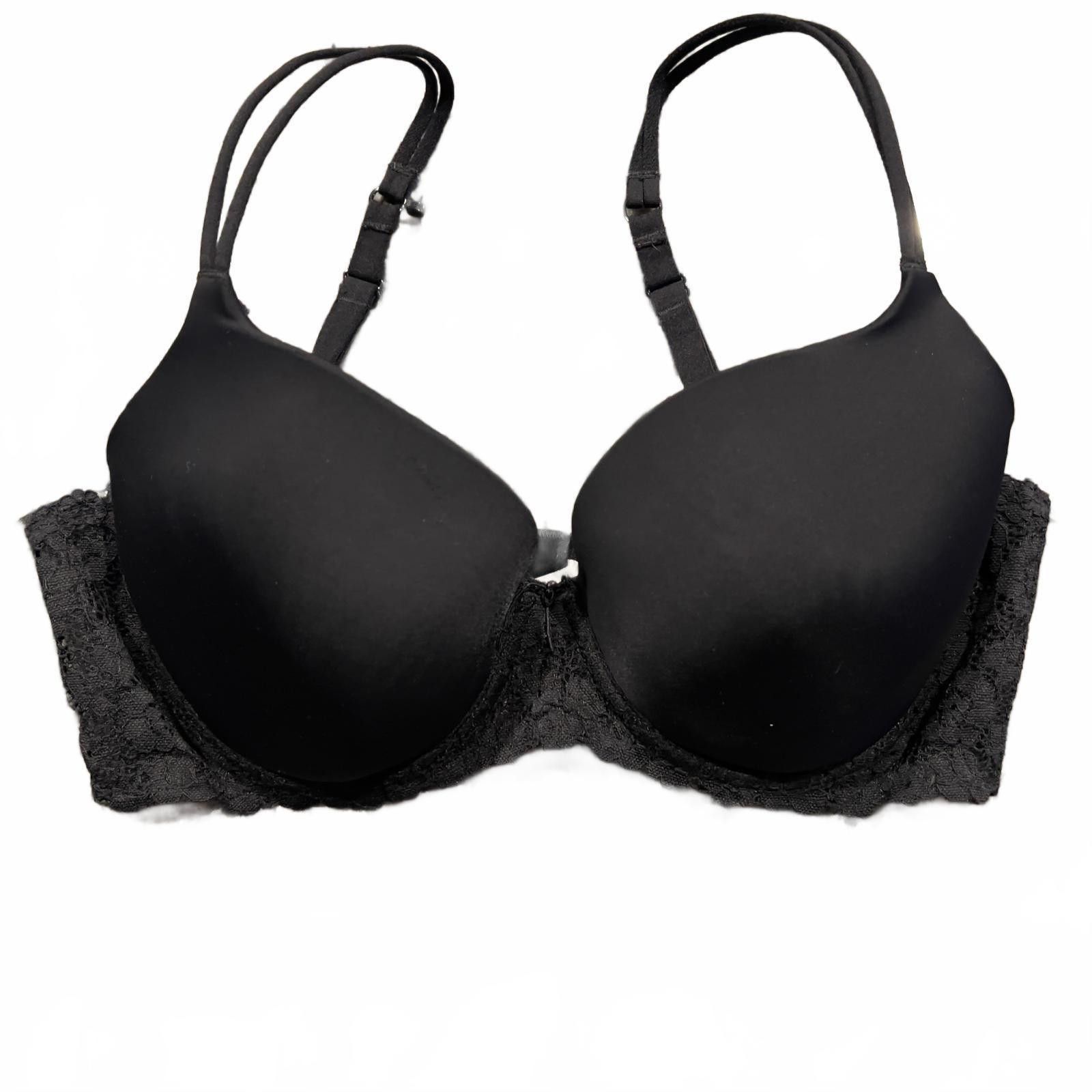 Unknown London Black Lace Underwire Bra with Adjustable Straps Size ONE SIZE - 1 Thumbnail