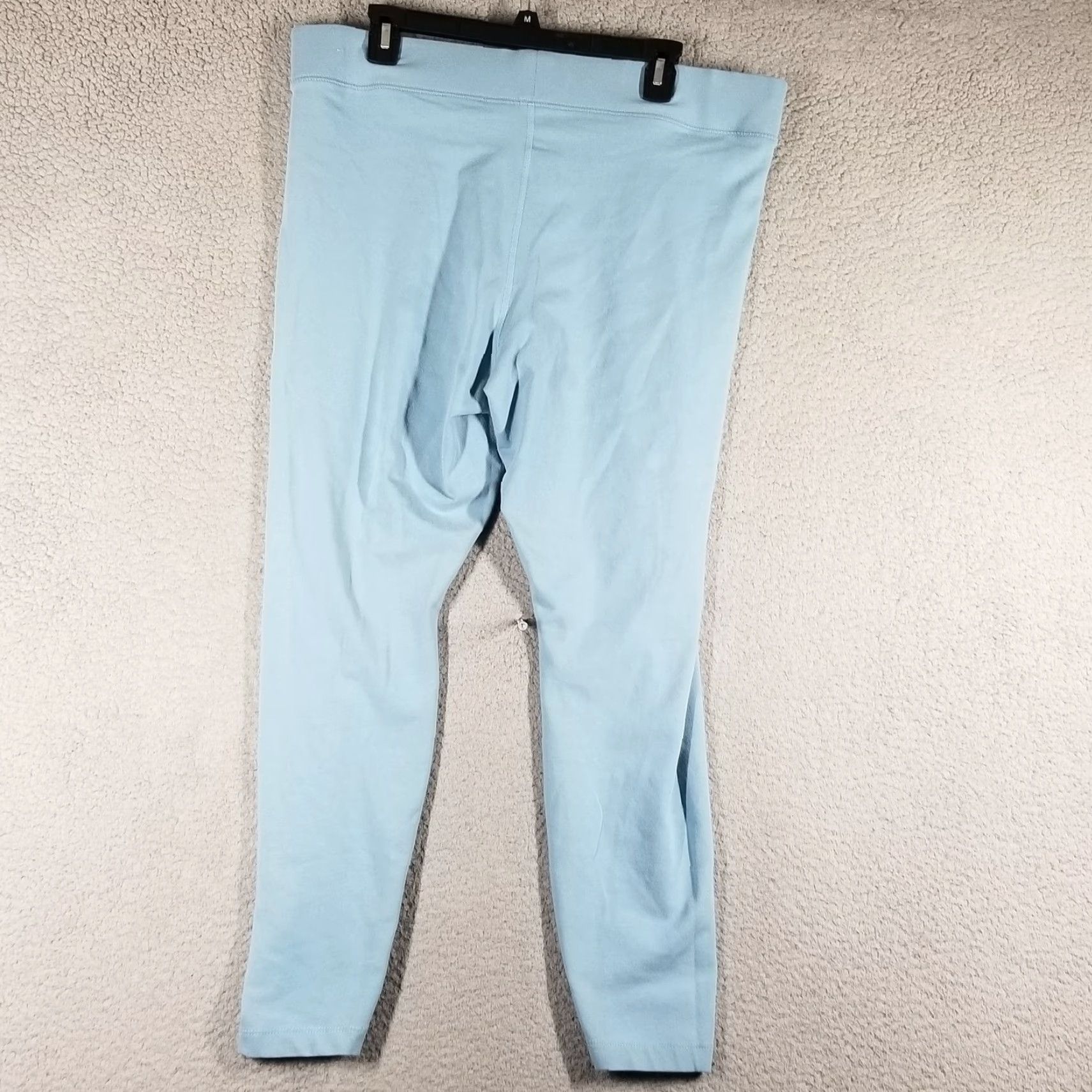 Nike Nike Leggings Womens 1X Blue DN5039-494 High Rise Stretch Swoosh Athletic Gym Size 40" / US 18 - 2 Thumbnail