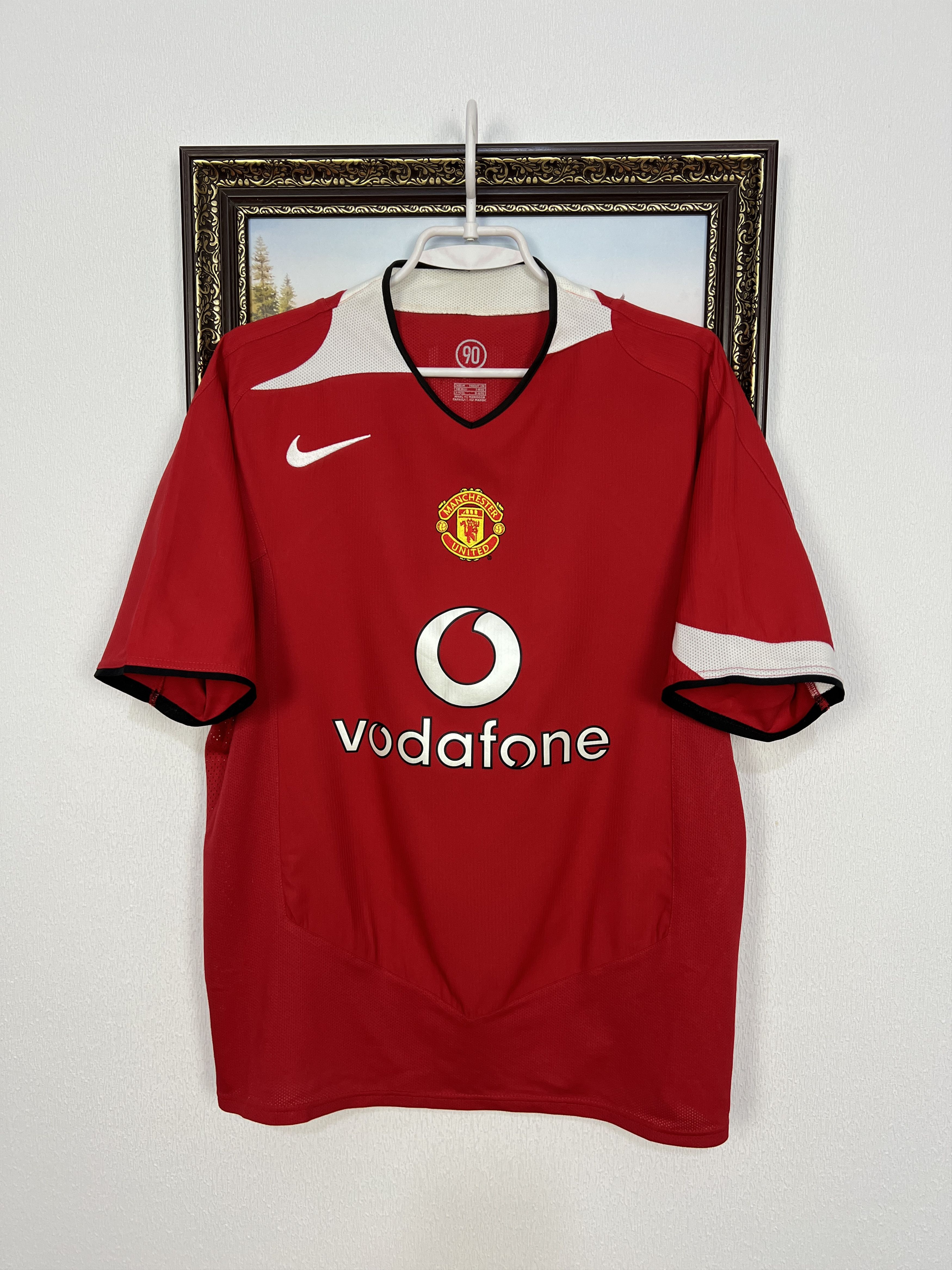 Nike Manchester United Home football shirt 2004 #4 Heinze Nike Size US M / EU 48-50 / 2 - 3 Thumbnail
