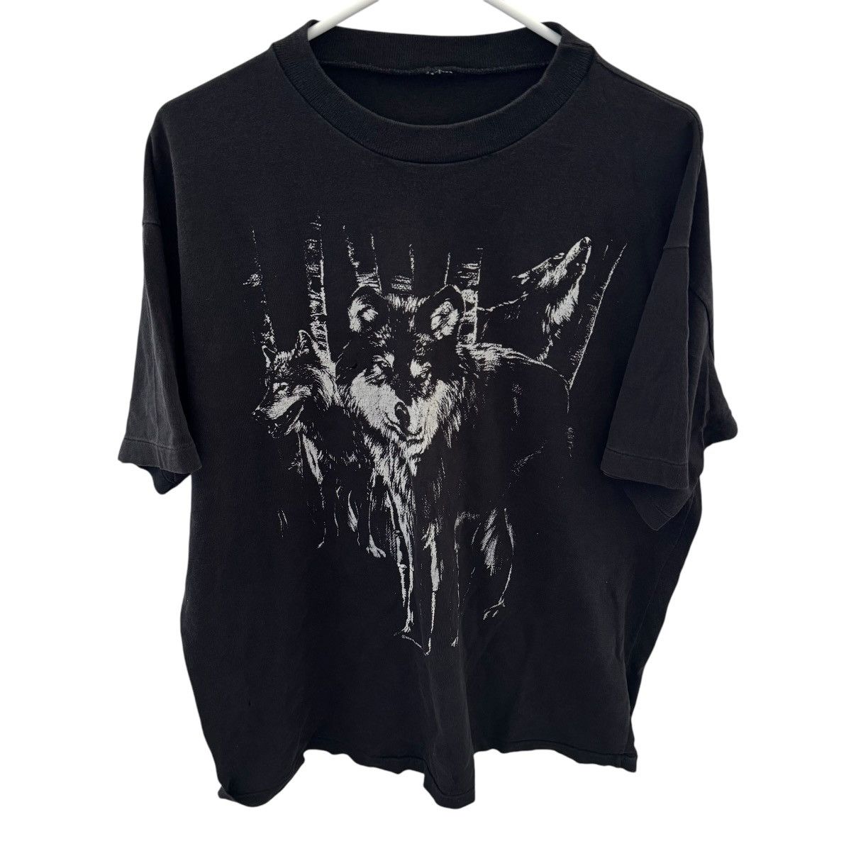 Vintage vintage single stitch wolf graphic t shirt Size US L / EU 52-54 / 3 - 2 Thumbnail