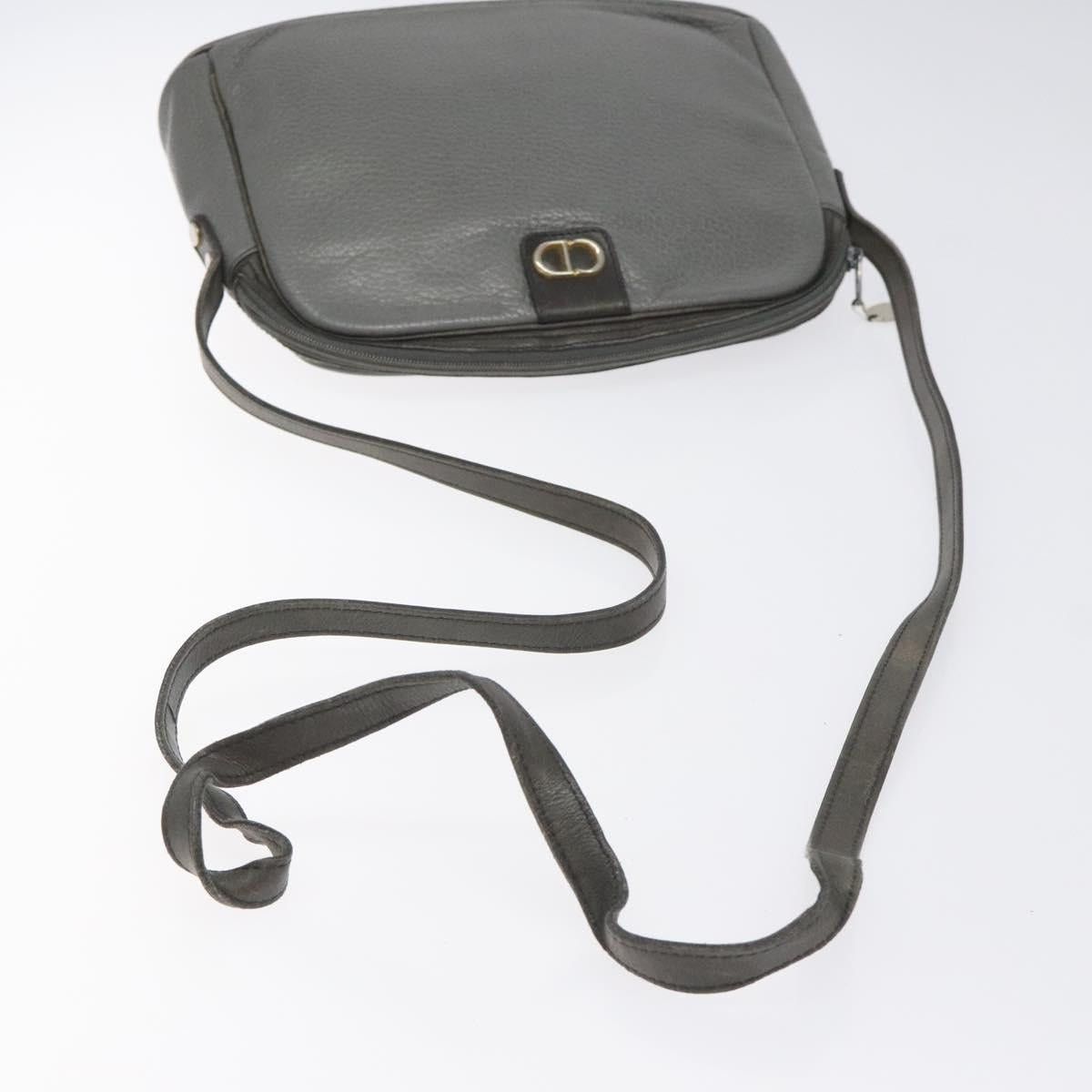 Dior DIOR Shoulder Bag Leather Gray Gold Size ONE SIZE - 7 Thumbnail
