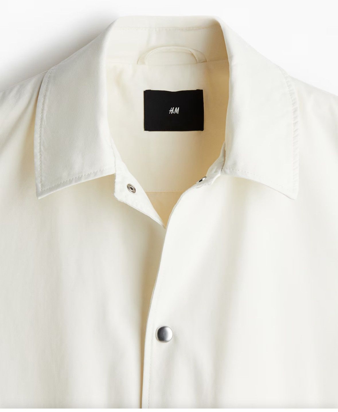 H&M Cream light jacket Size US M / EU 48-50 / 2 - 1 Thumbnail
