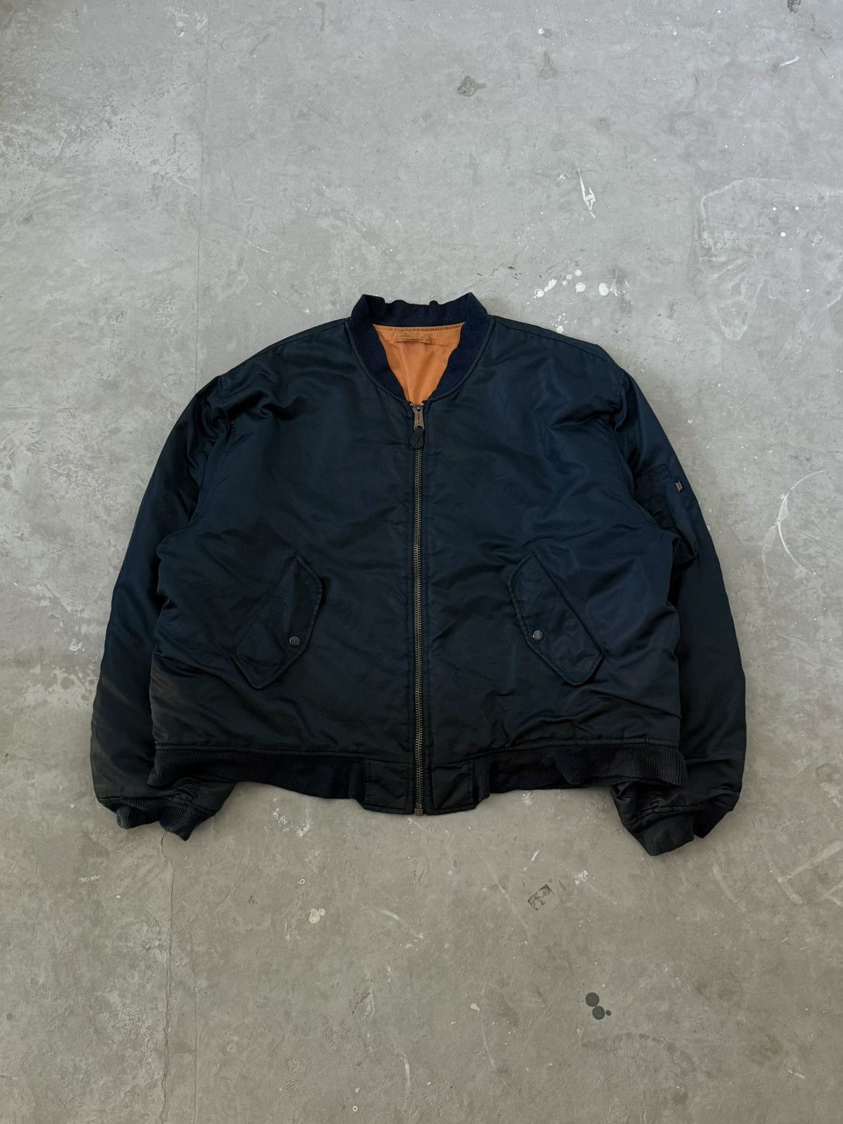 Other 90s Buster Bomber Aviator MA-1 Flight Jacket Size US XXL / EU 58 / 5 - 1 Thumbnail