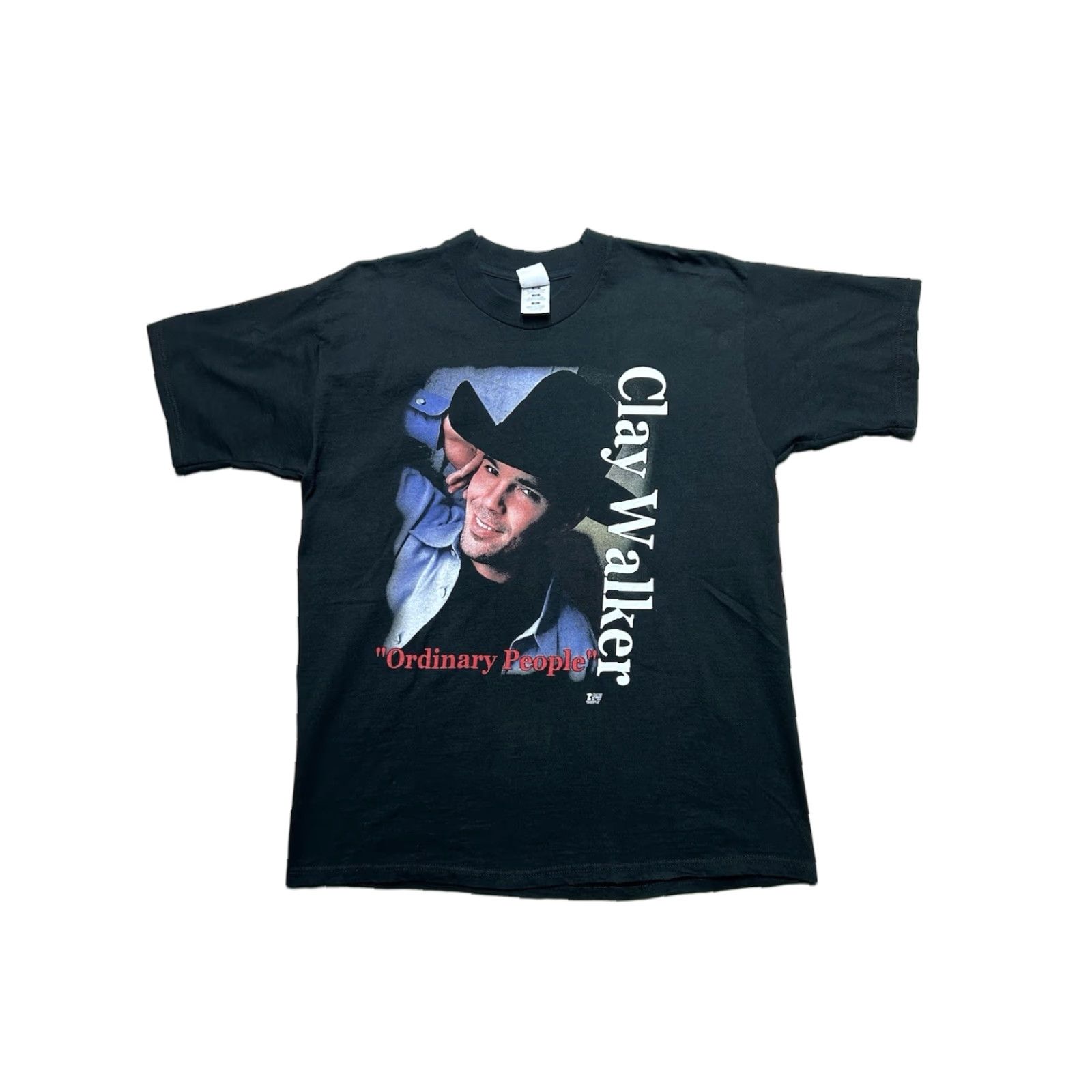 Fruit Of The Loom VINTAGE Clay Walker Ordinary People country music band XL T-Shirt Men Black Graphic 90s XL Shirts Size US XL / EU 56 / 4 - 1 Thumbnail