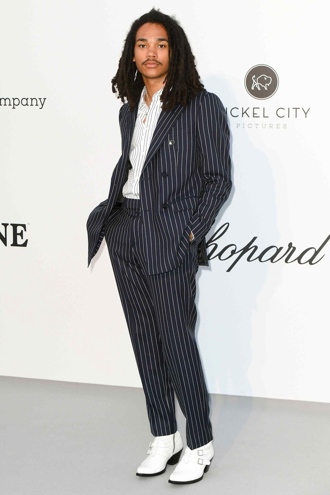 Celine Navy Pinstripe Suit 44/XS- Pinstripe Hedi Slimane Size 44R - 1 Thumbnail