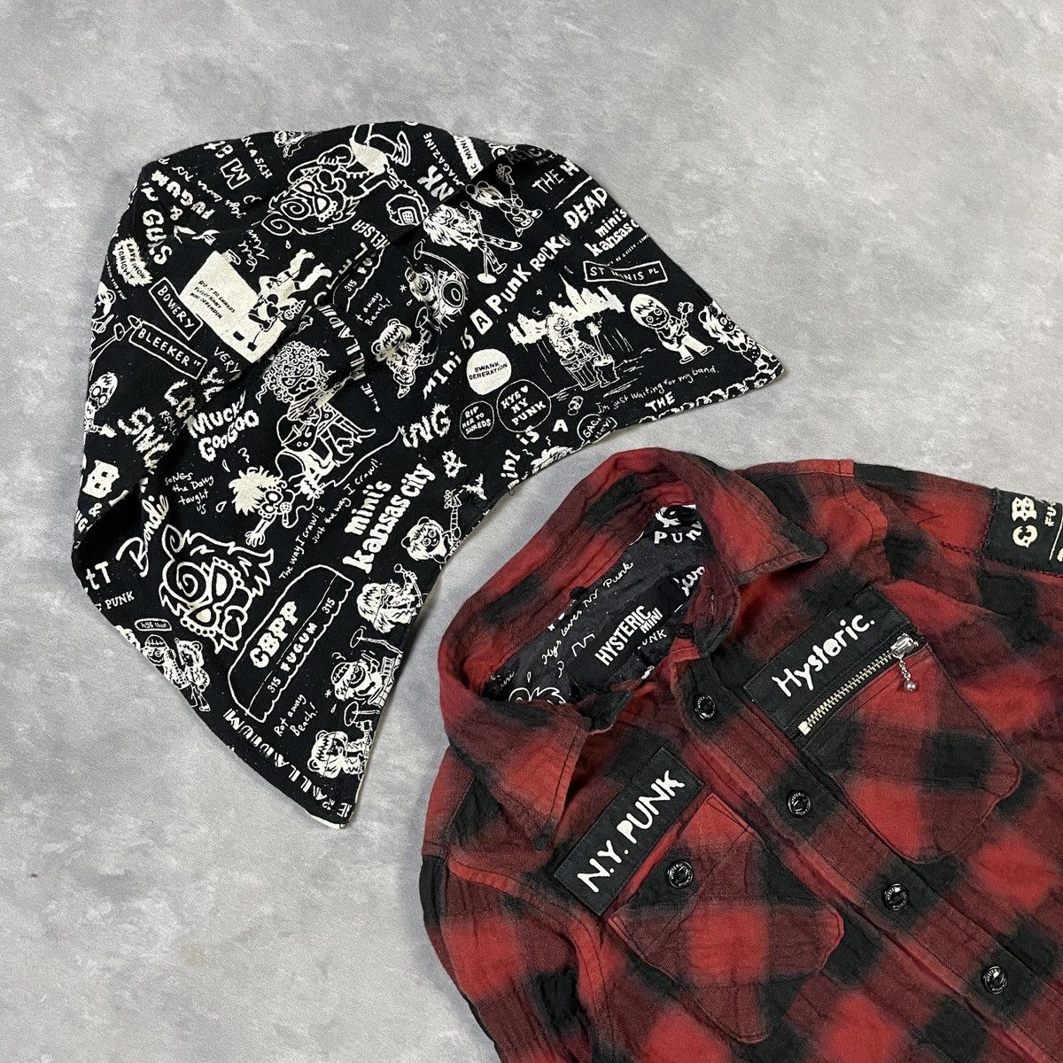 Hysteric Glamour Hysteric Glamour NY Punk Hooded Flannel Size US XXS / EU 40 - 4 Thumbnail