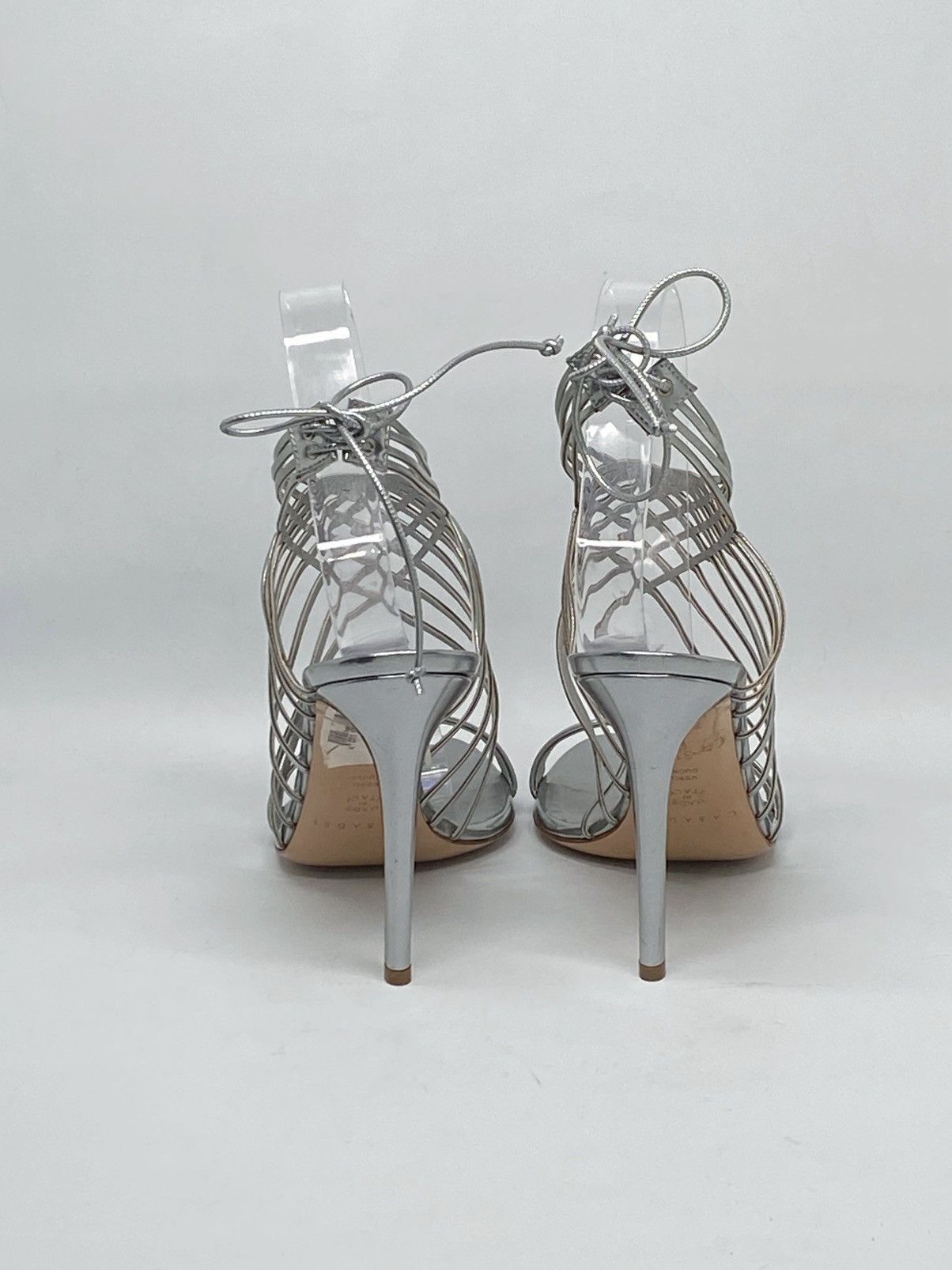 Casadei Casadei Multi-strap metallic leather sandals size 6.5 Size US 6.5 / IT 36.5 - 7 Thumbnail