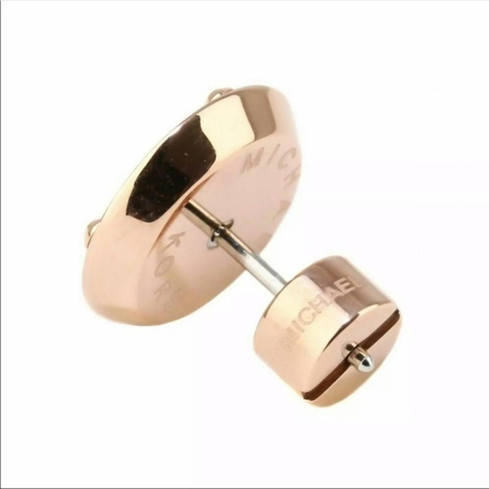 Michael Kors Michael Kors Rose Gold Logo Stud Earrings NWT​​​​​​​​​ Size ONE SIZE - 4 Thumbnail