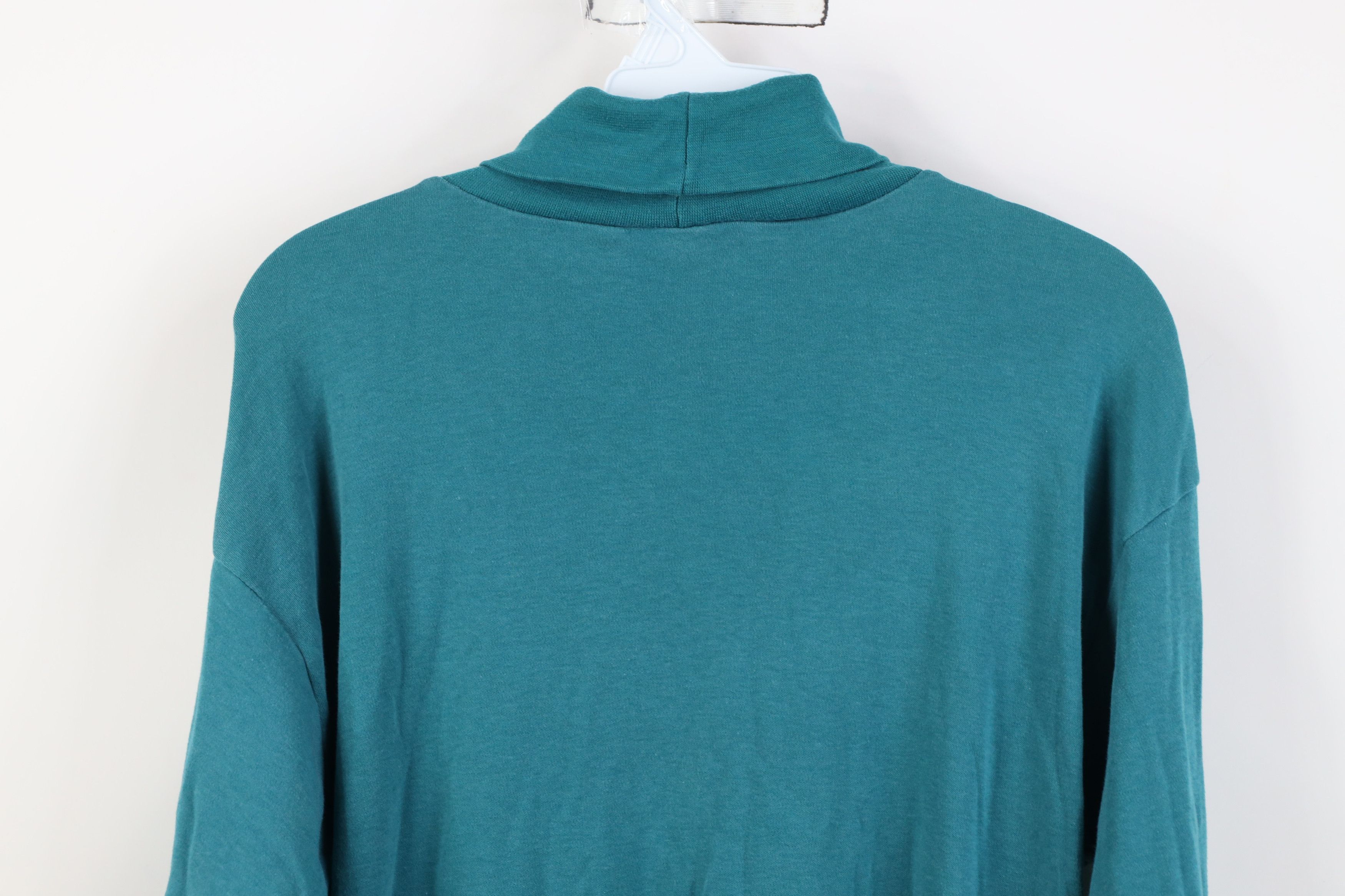 Vintage Vintage 90s Streetwear Blank Long Sleeve Turtleneck T-Shirt Size L / US 10 / IT 46 - 9 Thumbnail