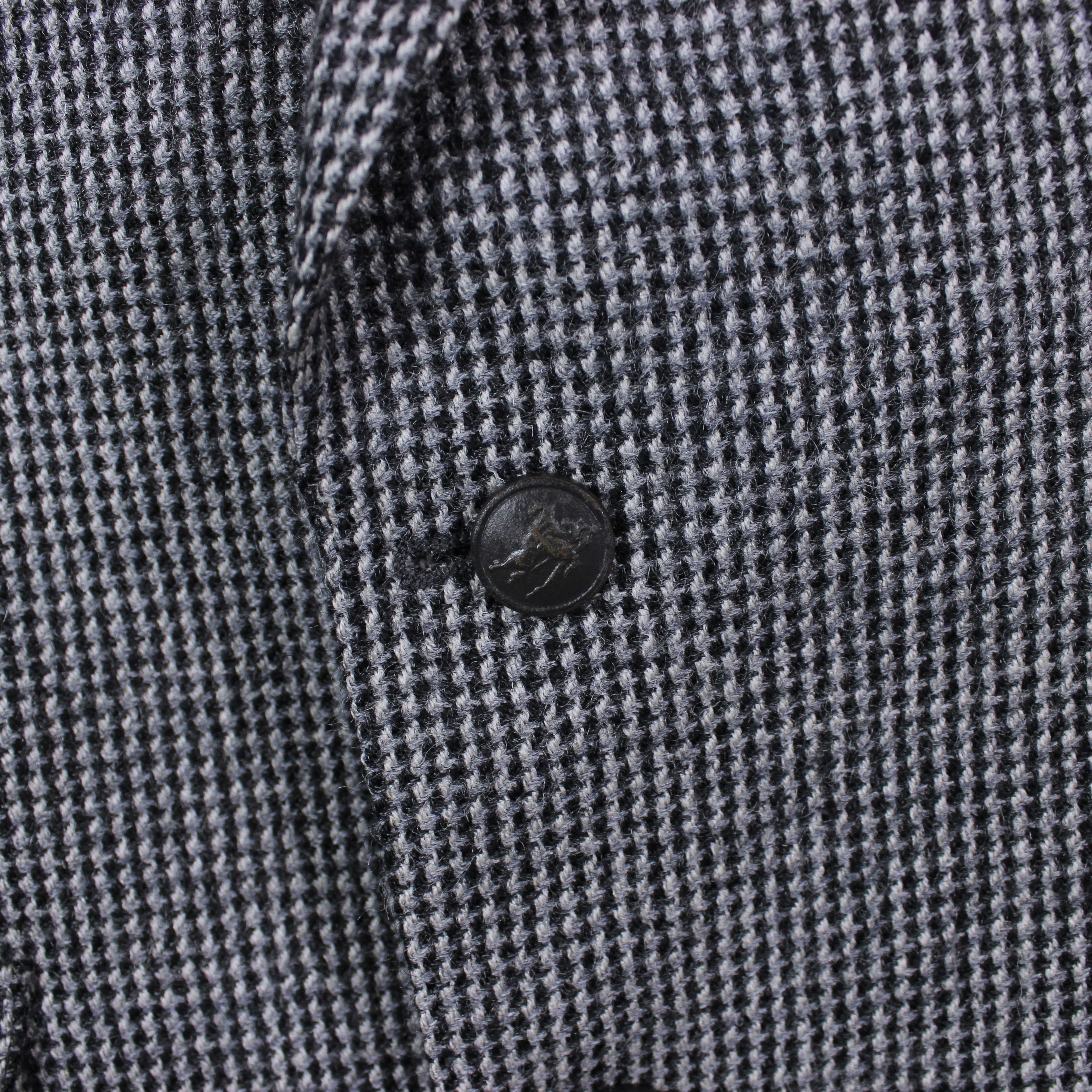 Burberry × Vintage Burberry blazer wool heavy M gray rarity Size 44R - 7 Thumbnail