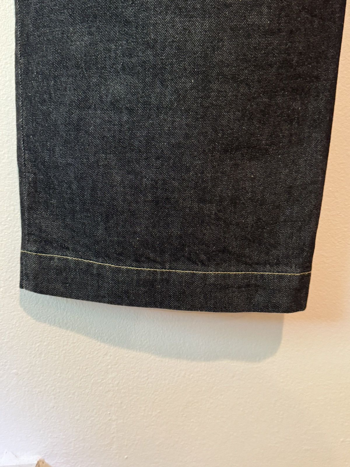 Studio Nicholson Studio Nicholson Black Italian denim puch pleated pant Size US 32 / EU 48 - 5 Thumbnail