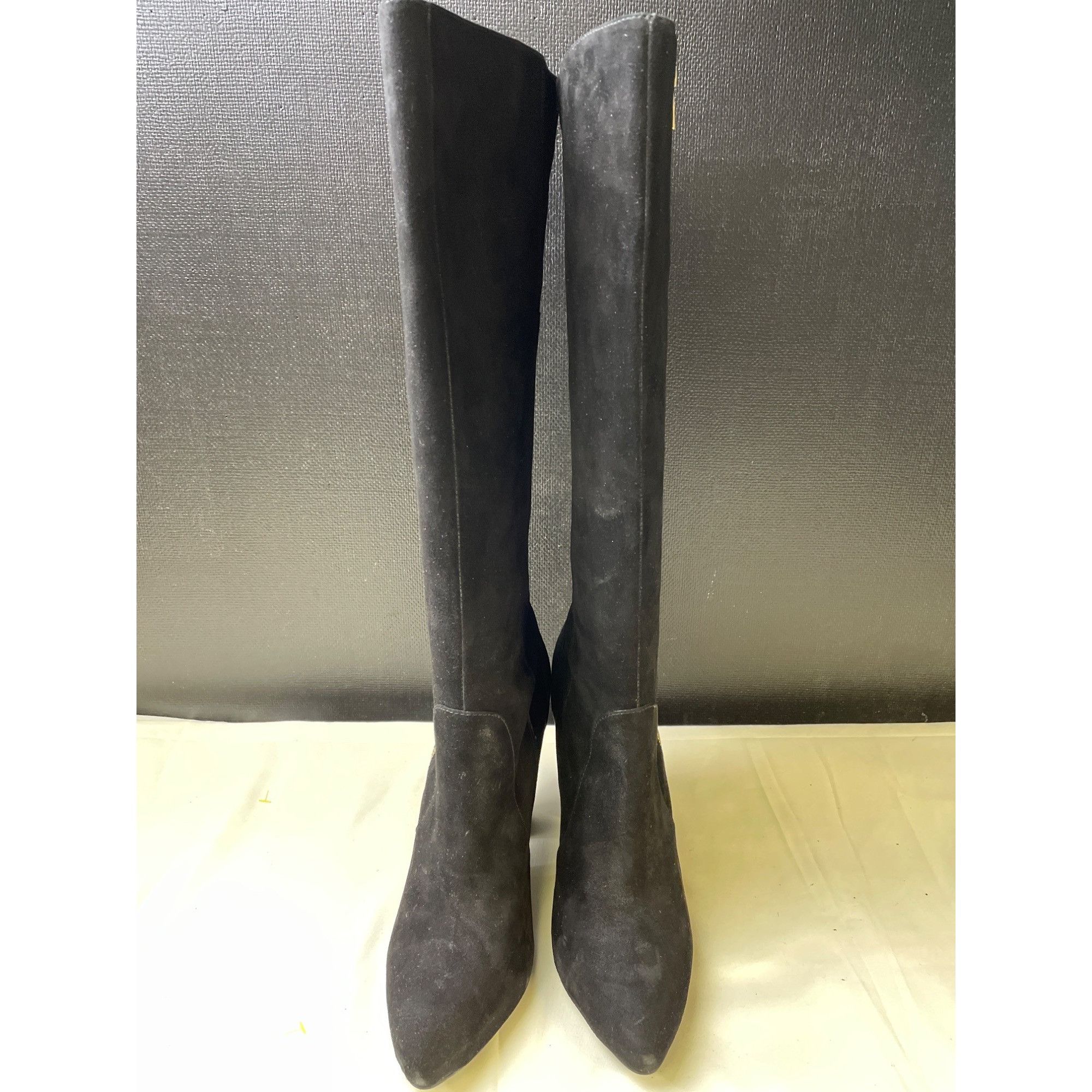 Steve Madden Steve Madden Suede High Heel 4.5" Boots Shoes Zipper up Size Size US 9.5 / IT 39.5 - 2 Thumbnail