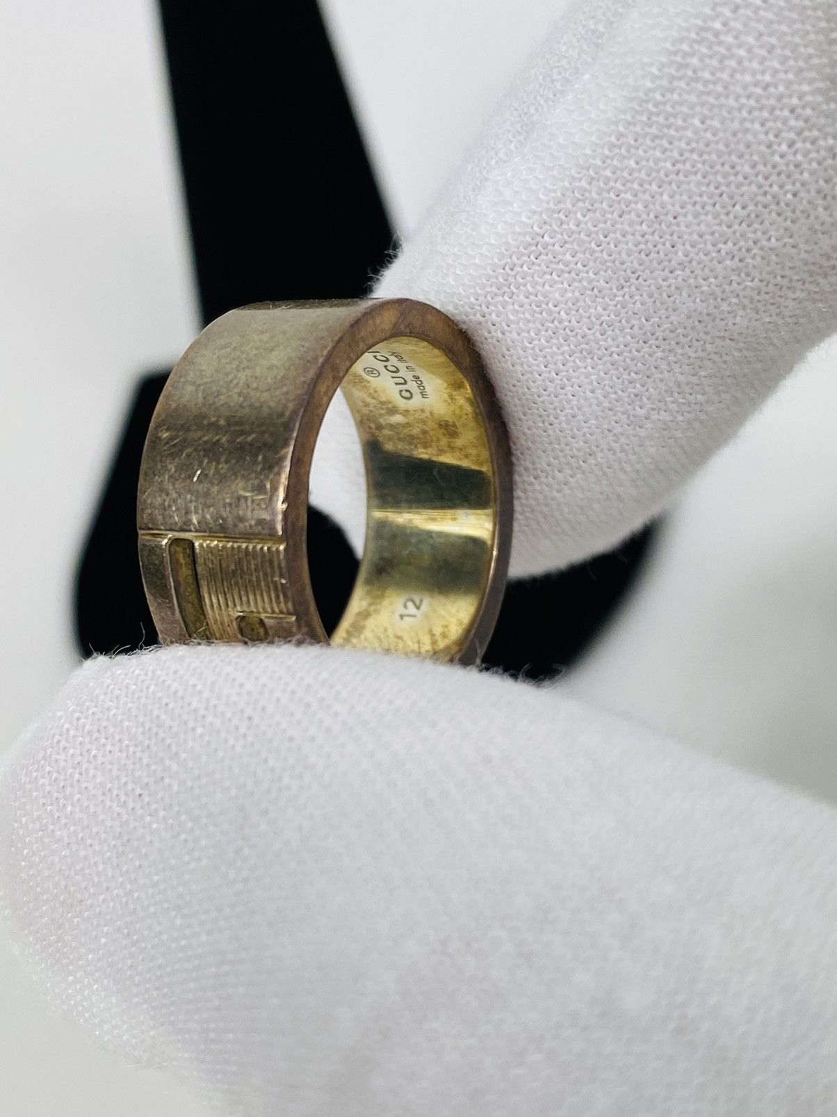 Gucci Gucci .925 Silver G Ring IT12 Size ONE SIZE - 7 Thumbnail