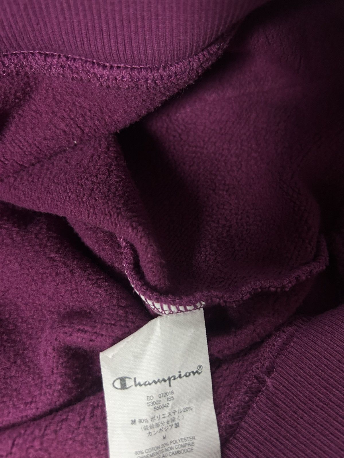 Champion × Supreme Supreme Champion Tag Hoodie purple Size US M / EU 48-50 / 2 - 6 Thumbnail