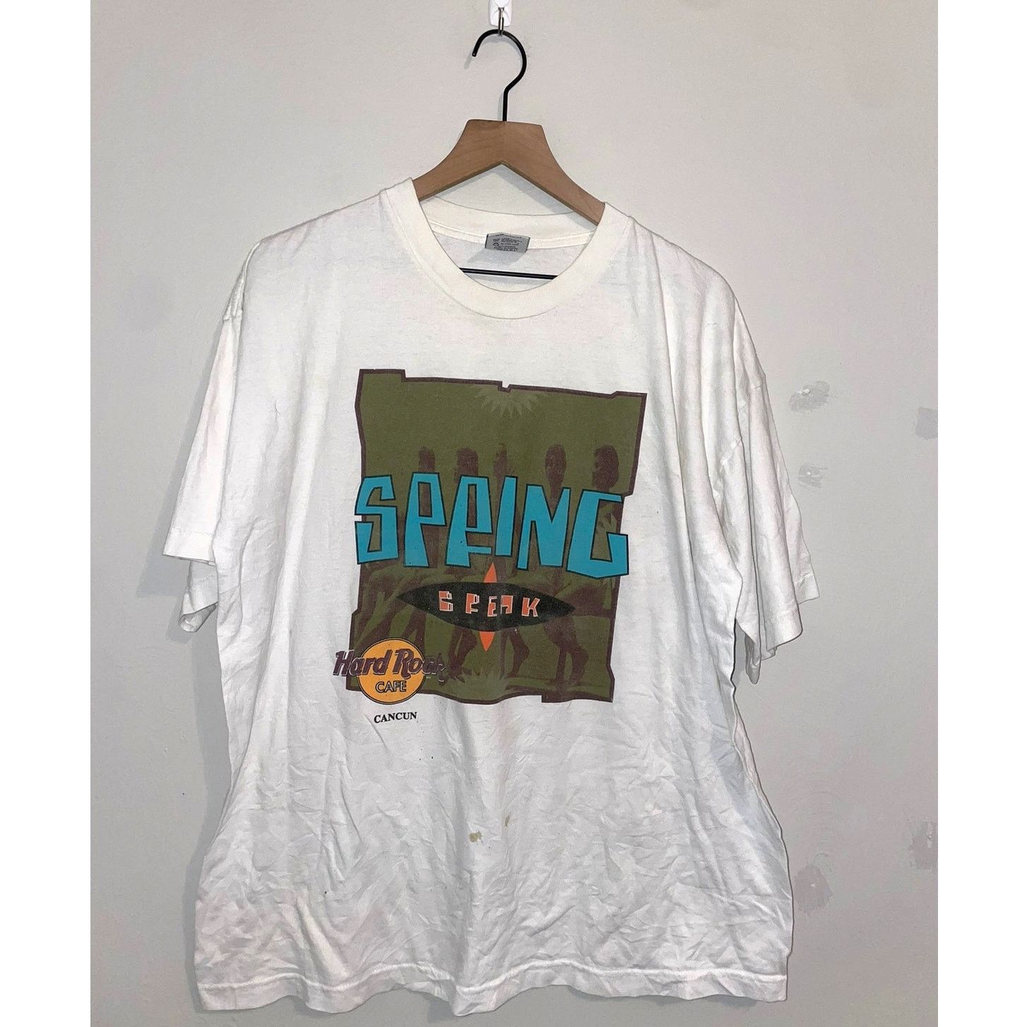 Hard Rock Cafe Vintage Spring Break Hard Rock Cafe Cancun White XL Shirt Size US XL / EU 56 / 4 - 1 Thumbnail
