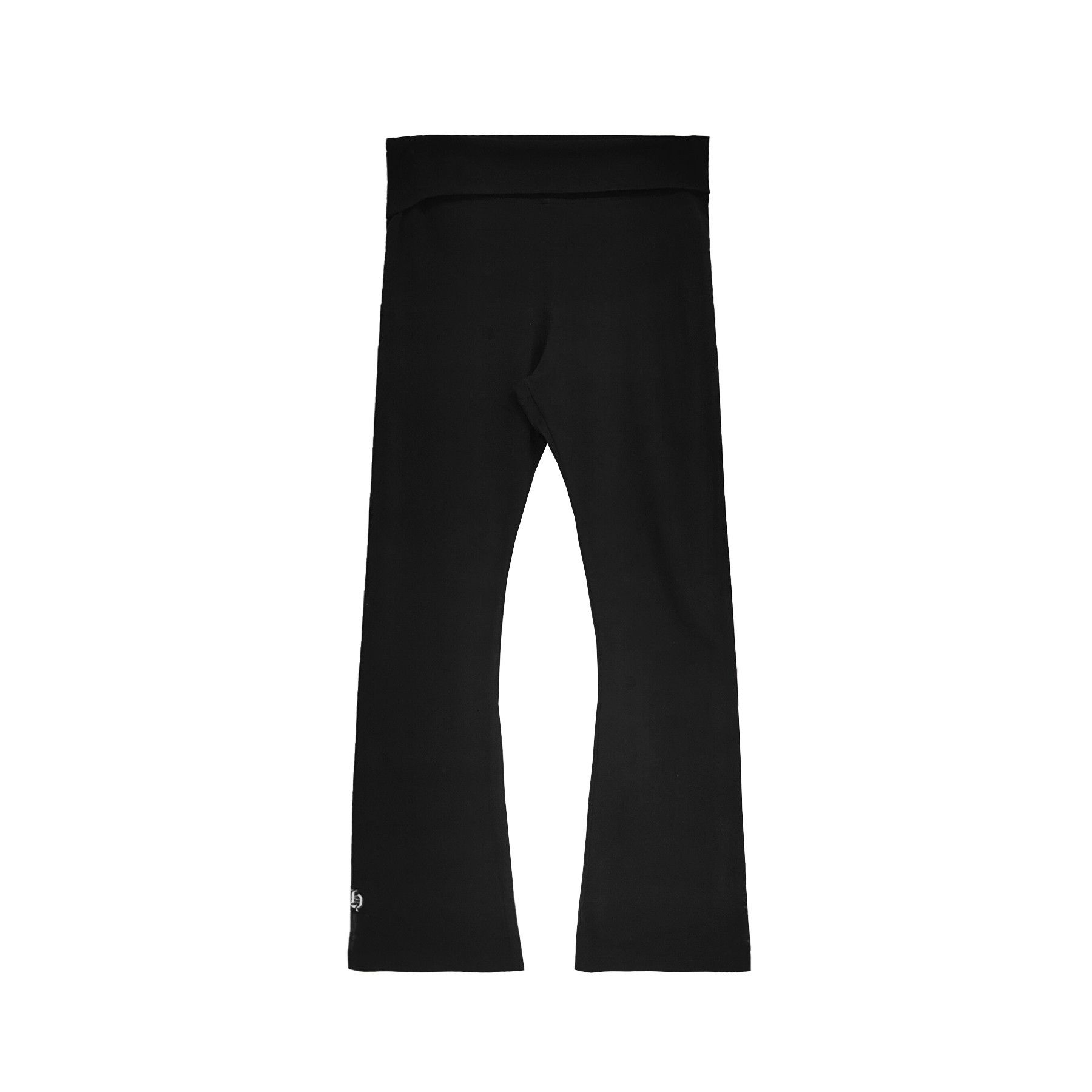 Chrome Hearts Chrome Hearts Black Bell-Bottom Yoga Pants Size 27" / US 4 / IT 40 - 1 Thumbnail