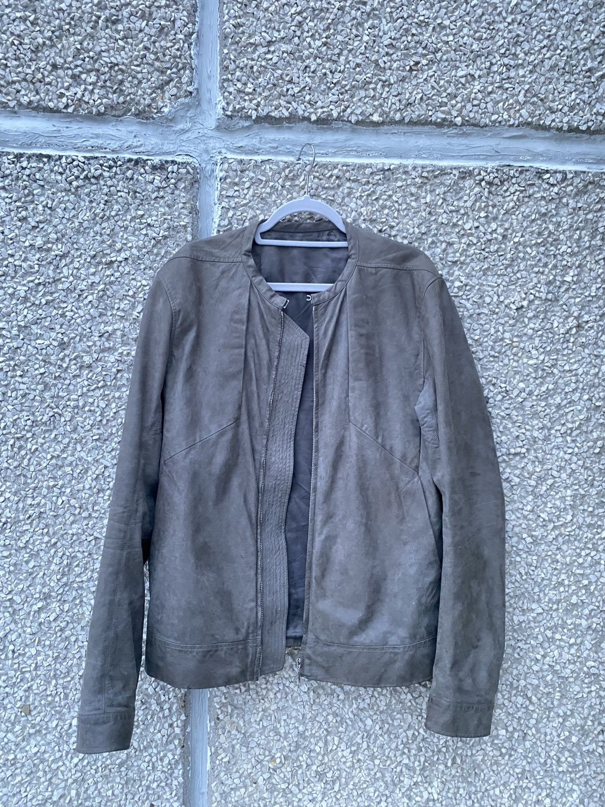 Rick Owens S/S 13 “ISLAND” Cow Leather Panelled Biker Jacket Rick Owens Size US L / EU 52-54 / 3 - 1 Thumbnail