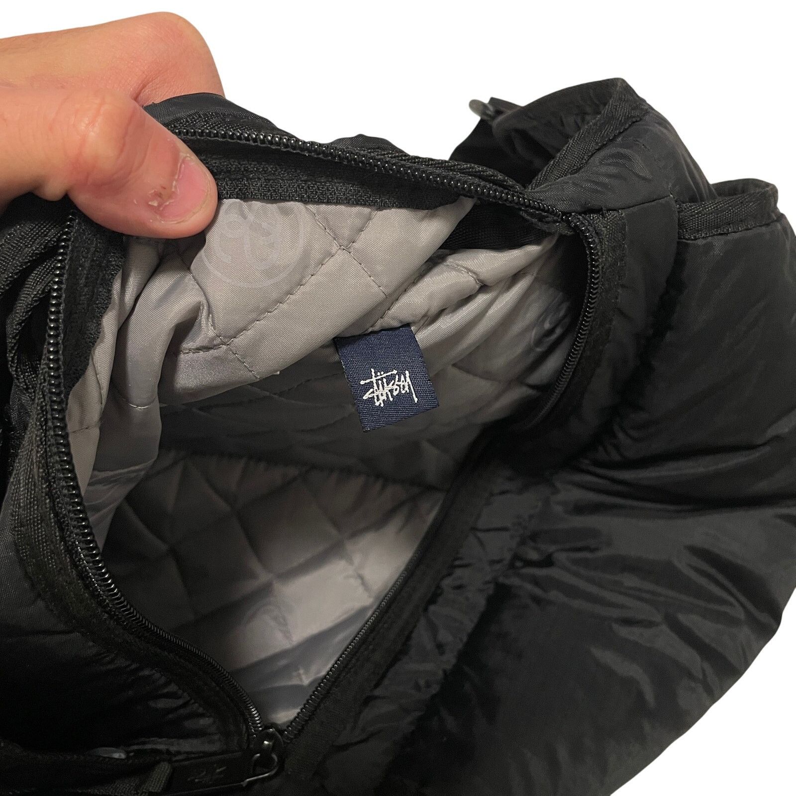 Stussy VTG 90s Stussy Black Technical Crossbody Sling Messenger Bag Size ONE SIZE - 3 Thumbnail