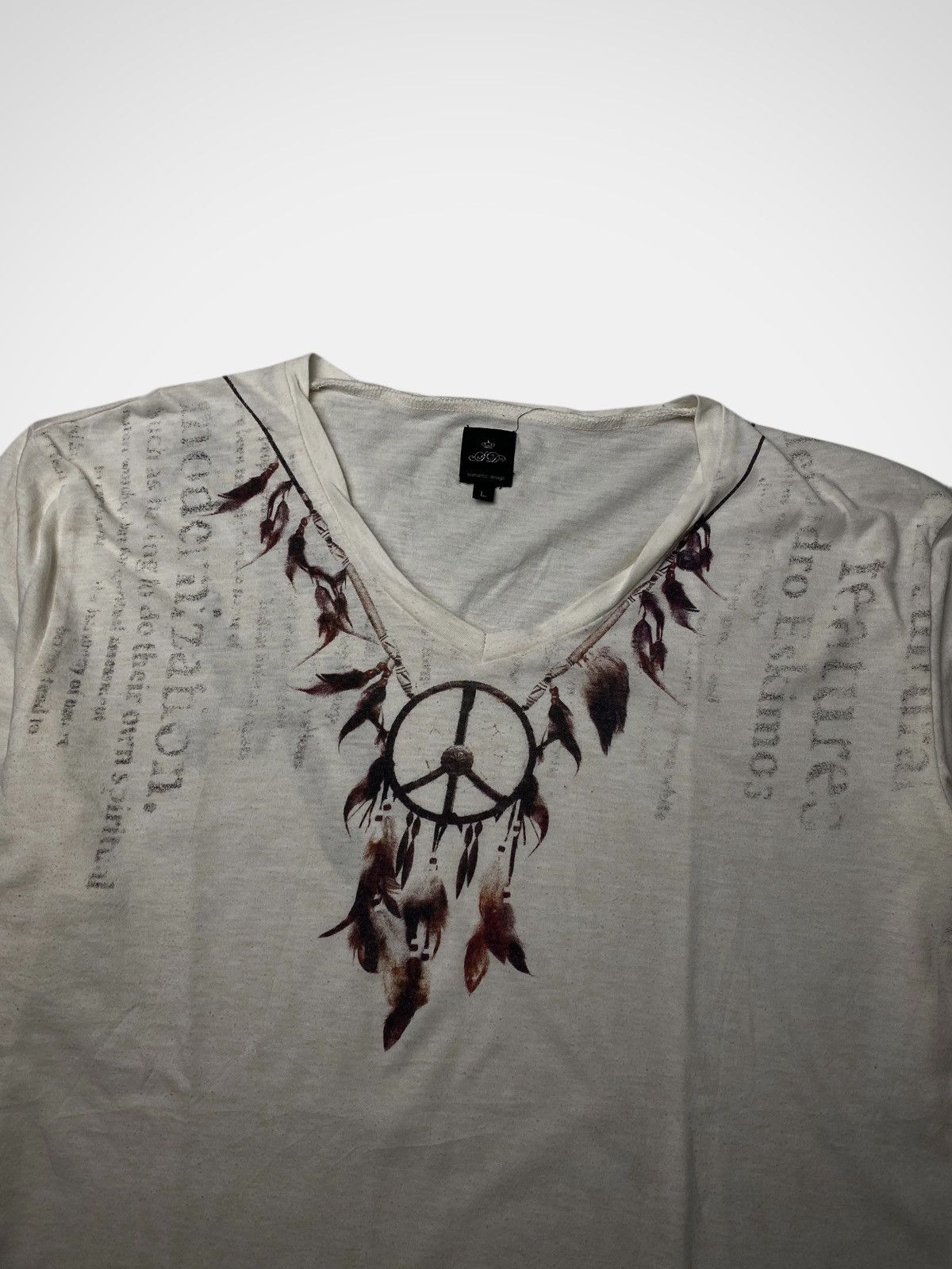 semanticdesign 2000's Semantic Design Vkei Necklace Feather Raglan Size US M / EU 48-50 / 2 - 2 Thumbnail