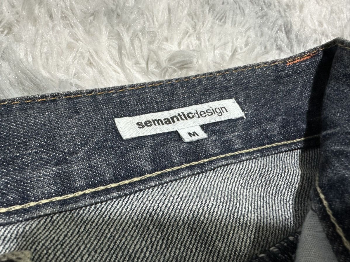 semanticdesign 🔥Sick Y2K Semantic Design Flared Denim Snakeskin Pocket Size US 30 / EU 46 - 15 Thumbnail