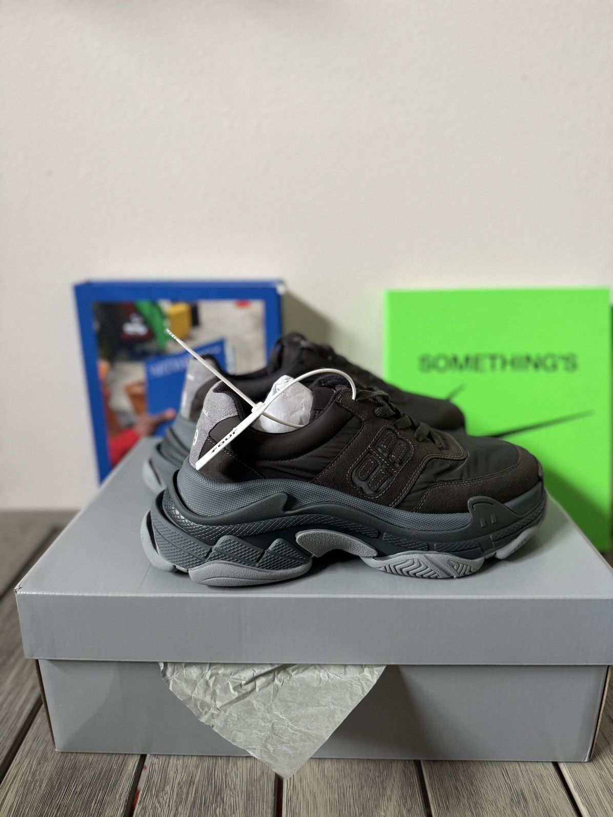 Balenciaga Balenciaga BB Nylon Triple S Sneakers Size US 6 / EU 39 - 1 Thumbnail