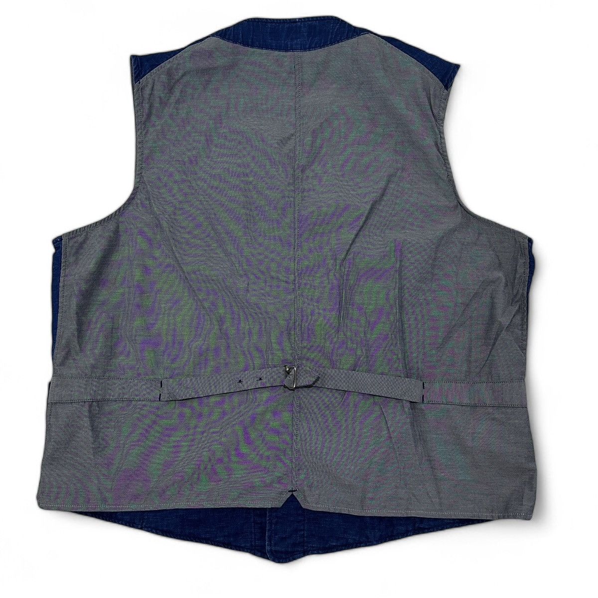 J. Peterman THE J. PETERMAN COMPANY VEST Denim BLUE Cotton XXL NEW Size 48R - 7 Thumbnail
