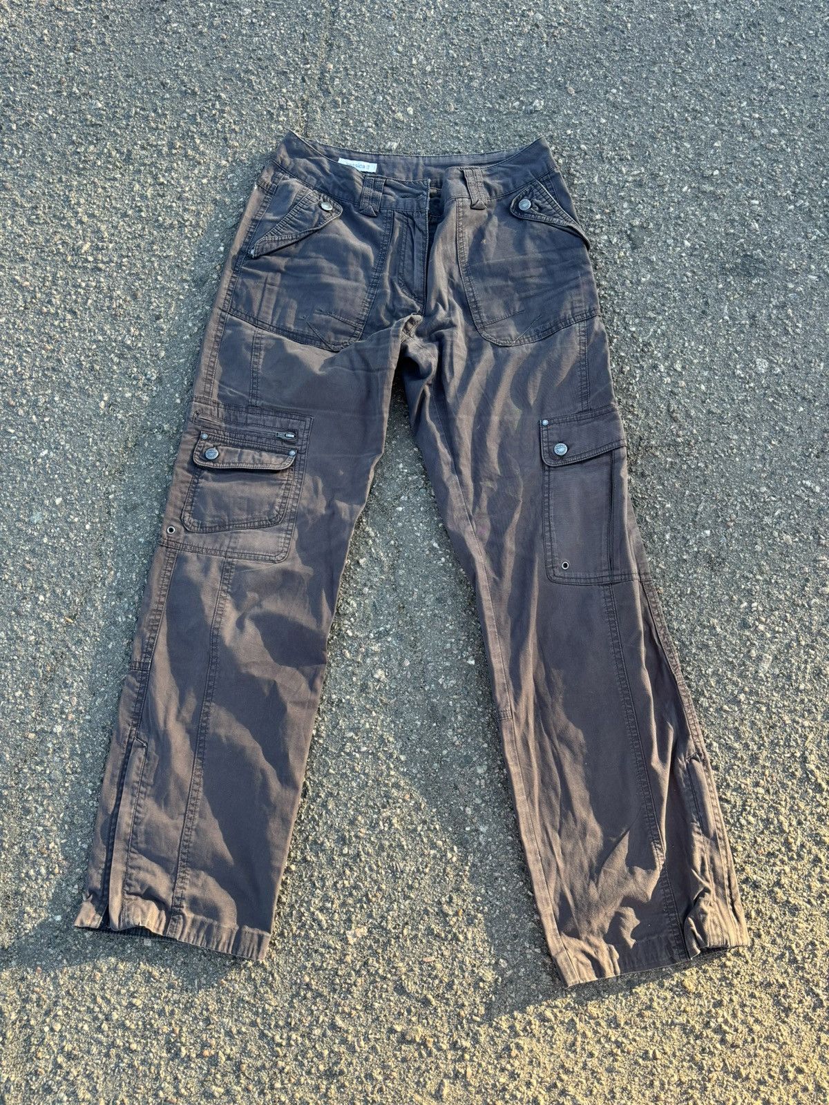 Vintage Y2K streetone cargo avant garde pants