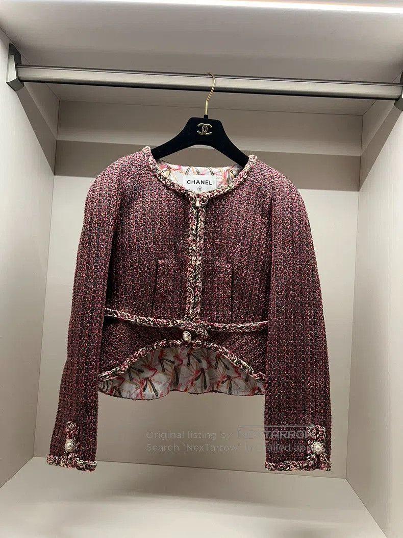 Chanel Chanel 19p rose jacket Size XXS / US 00 / IT 34 - 1 Thumbnail