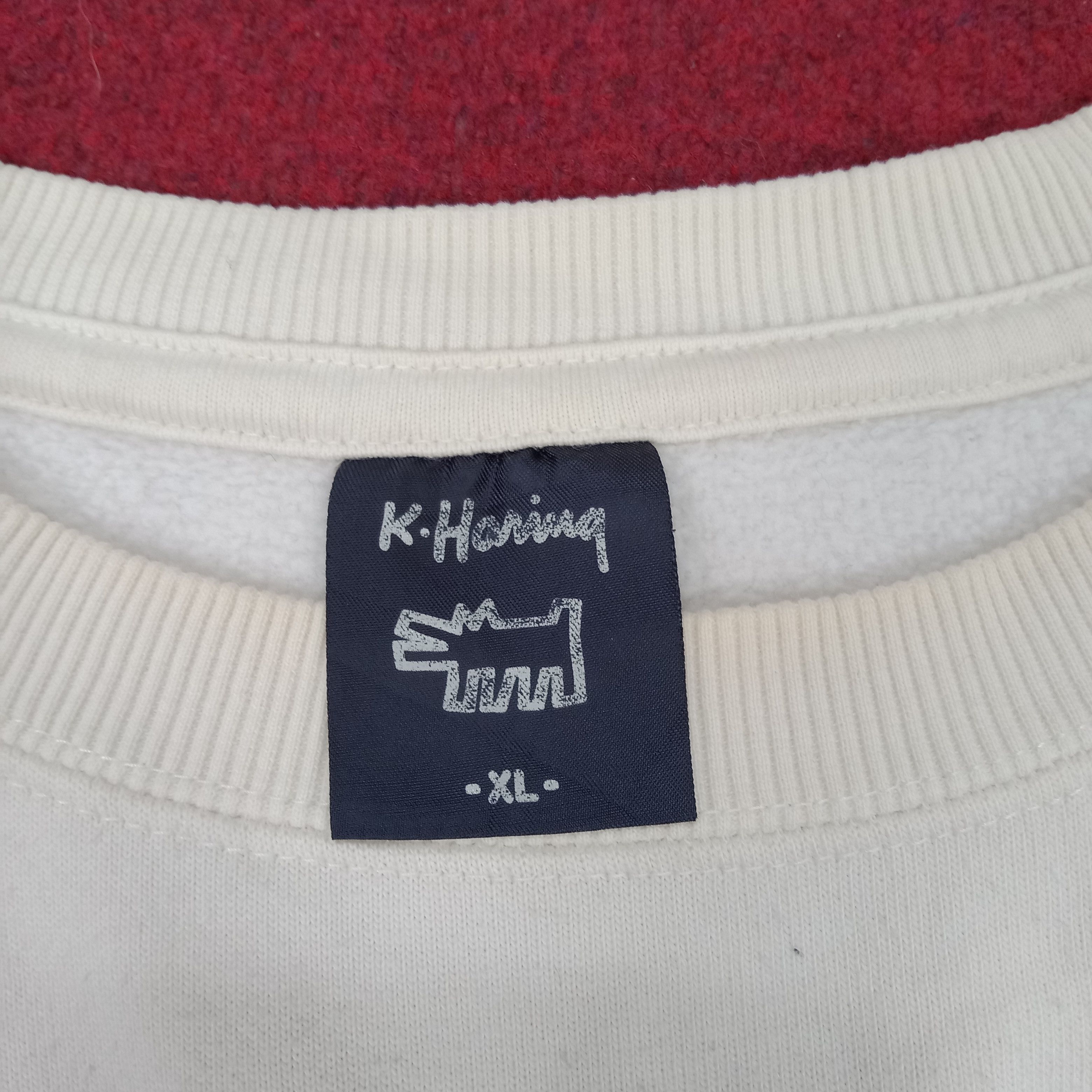 Keith Haring × Vintage Keith Haring Streetwear Art Style Sweatshirt Size US L / EU 52-54 / 3 - 8 Thumbnail