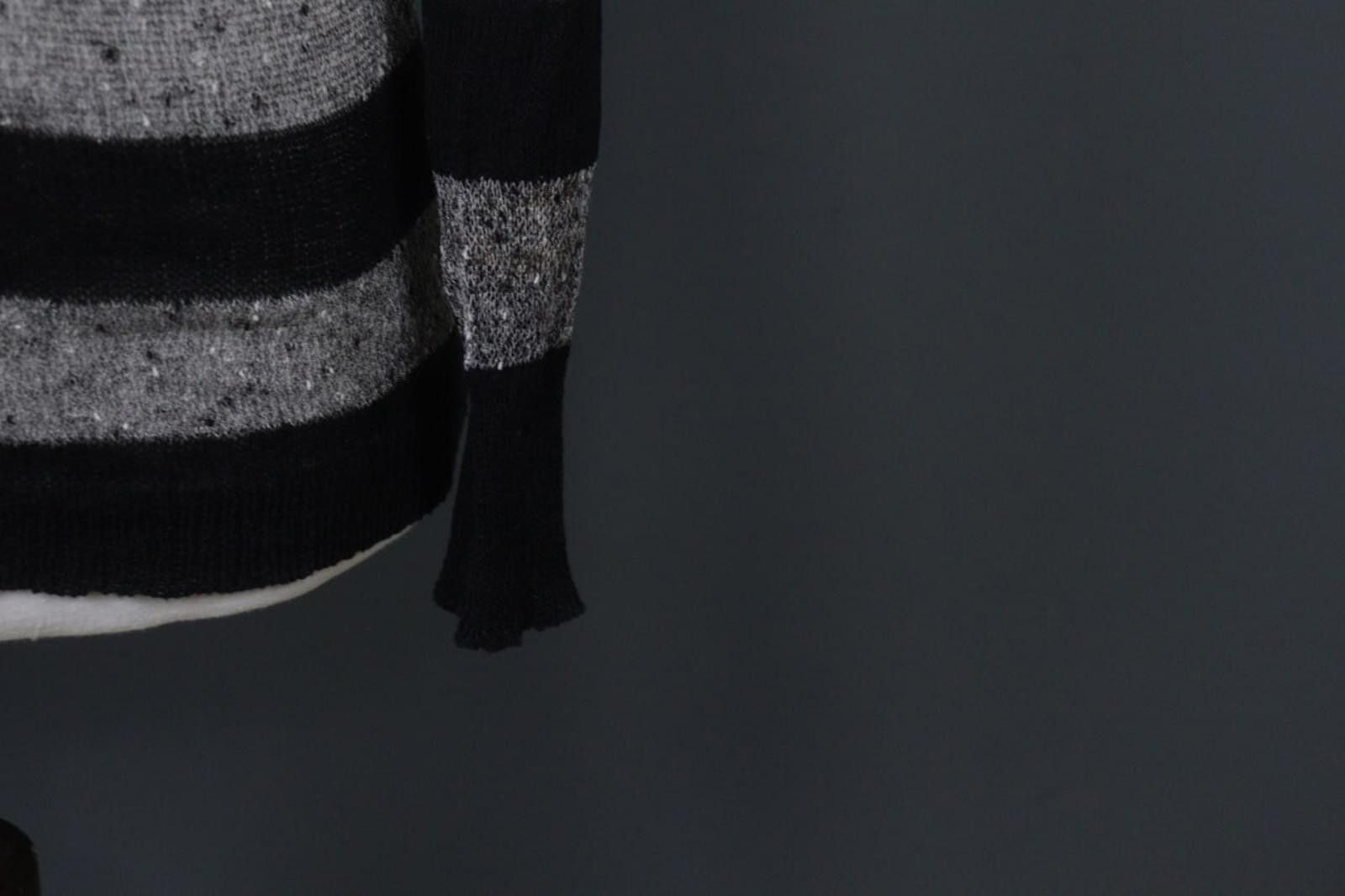 Polo Ralph Lauren Ralph Lauren Gray Black Ribbed Cuff & Hem Sweater Size XS Size XS / US 0-2 / IT 36-38 - 4 Thumbnail