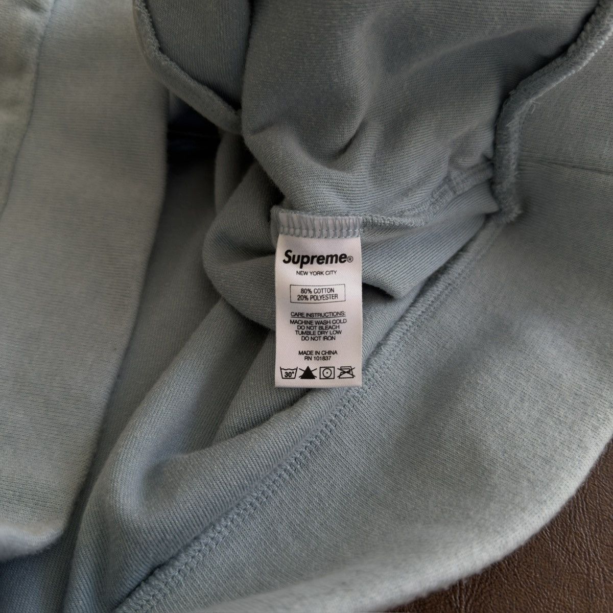 Supreme FW17 Velour Half Zip Pullover Size US L / EU 52-54 / 3 - 7 Thumbnail
