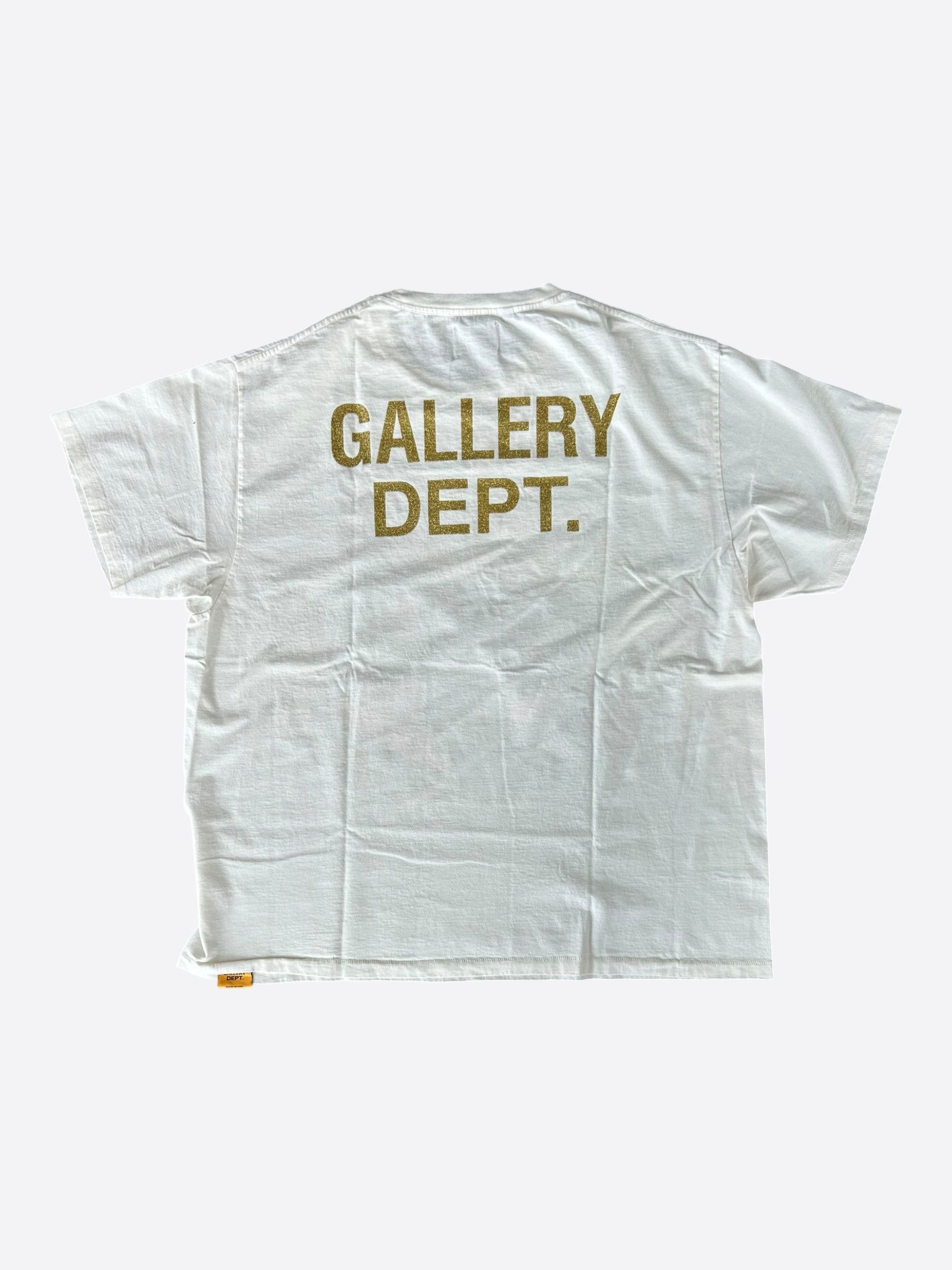 Gallery Dept. Antique White Skeleton Beach Surf Glitter Logo T-Shirt Size US XXL / EU 58 / 5 - 2 Thumbnail