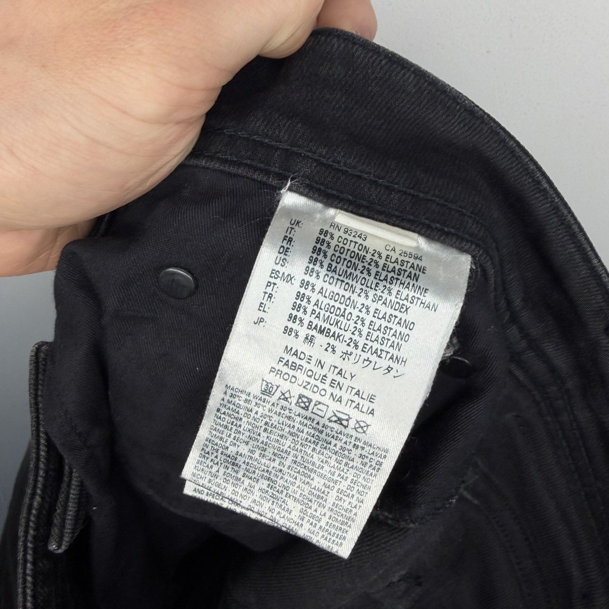 Diesel Black Gold Diesel black gold type 2614 comfort stretch black denim Size US 34 / EU 50 - 10 Thumbnail