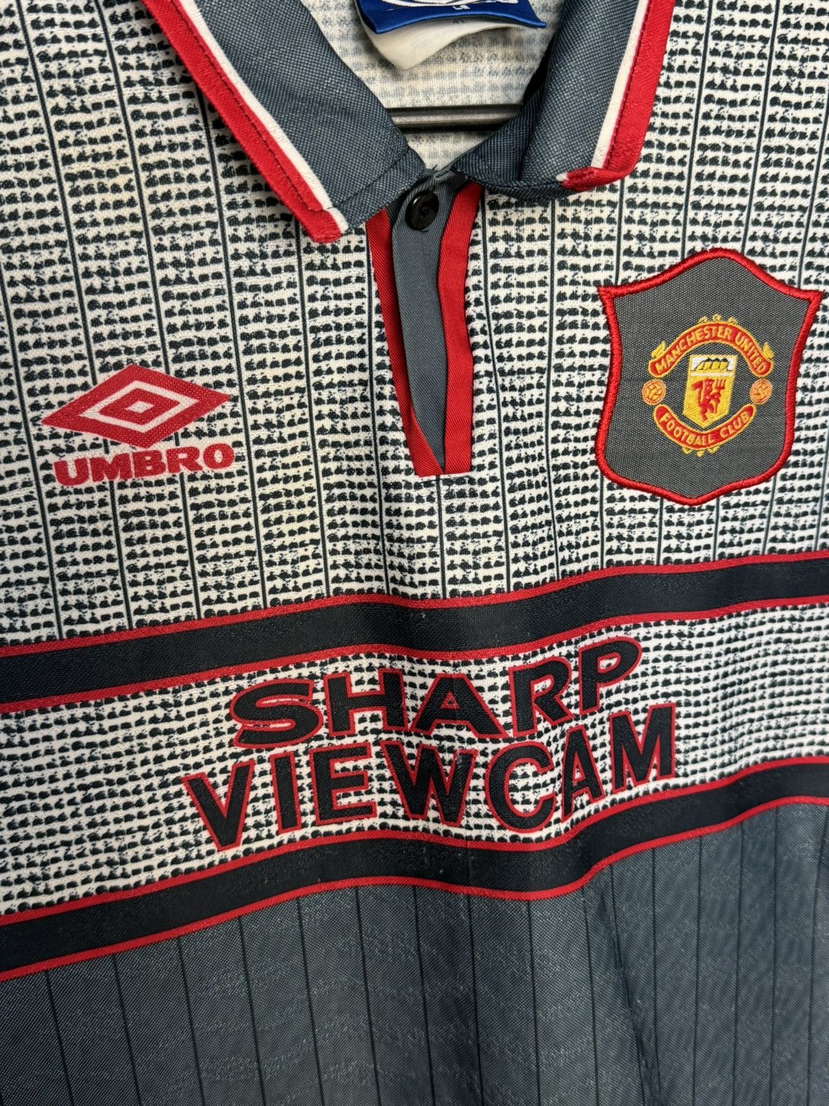 Umbro KIDS Manchester United 95/96 Away Football Jersey T-Shirt Size US XS / EU 42 / 0 - 3 Thumbnail