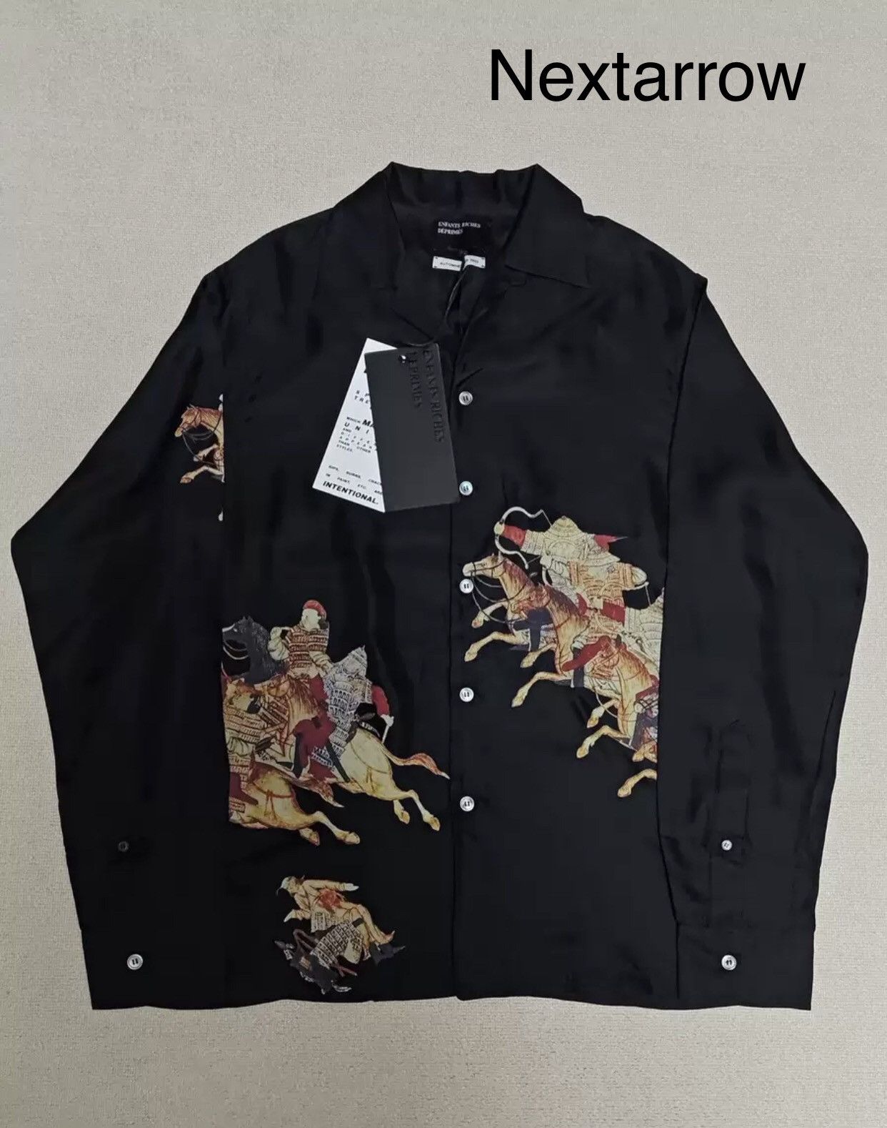 Enfants Riches Deprimes Enfants Riches Deporimes ERD23FW Huns Campaign Silk Shirt Size US L / EU 52-54 / 3 - 1 Thumbnail
