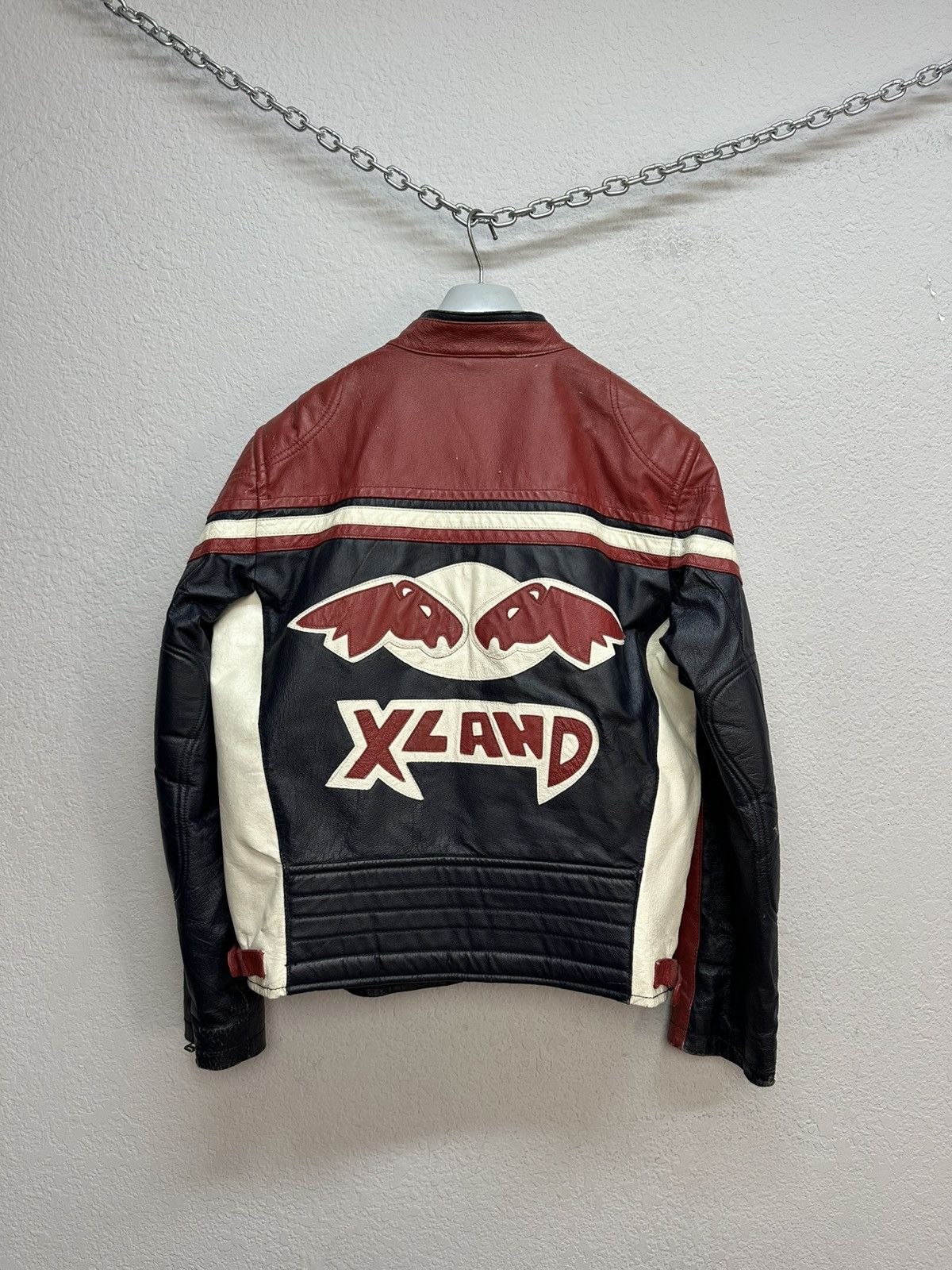 Red Bull Vintage Red Bull Racing X Land Y2K Biker Leather Jacket Size US M / EU 48-50 / 2 - 4 Thumbnail