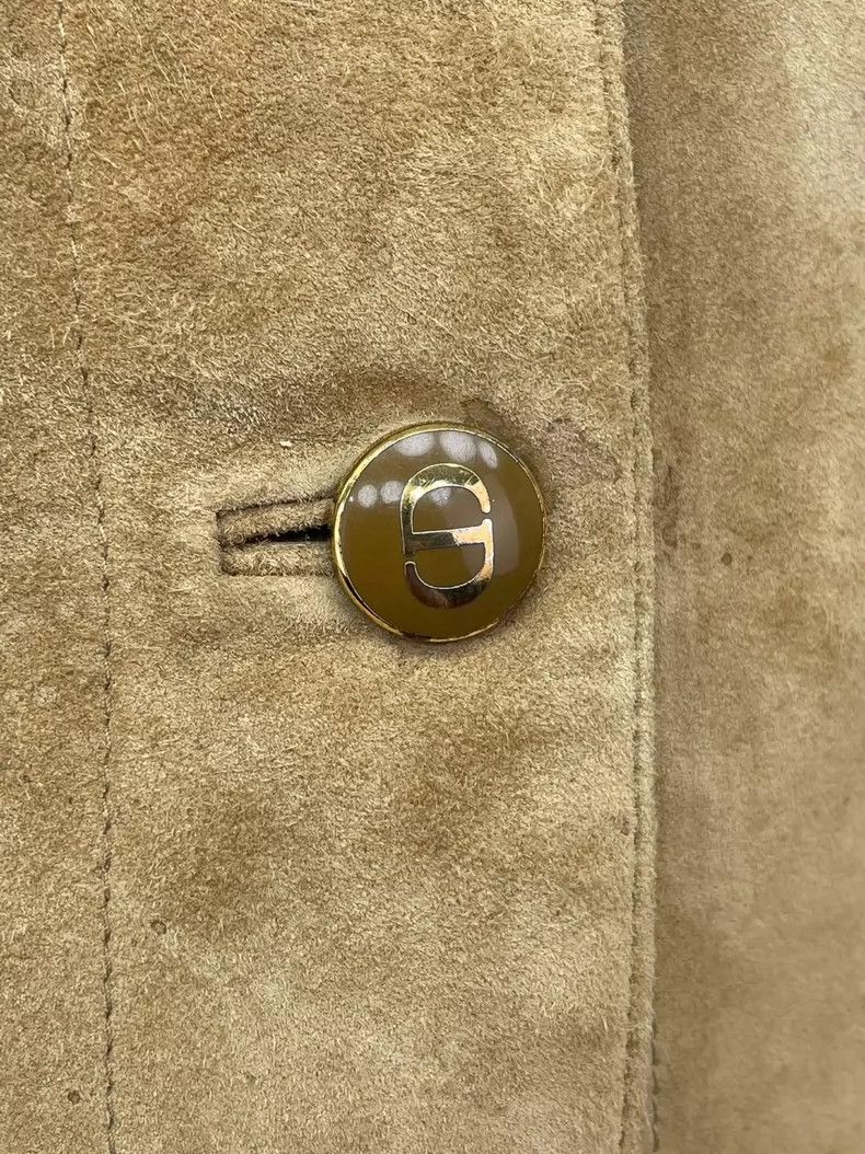 Dior Dior Khaki suede skirt 2504-Nextarrow Size 24" / US 00 / IT 34 - 3 Thumbnail