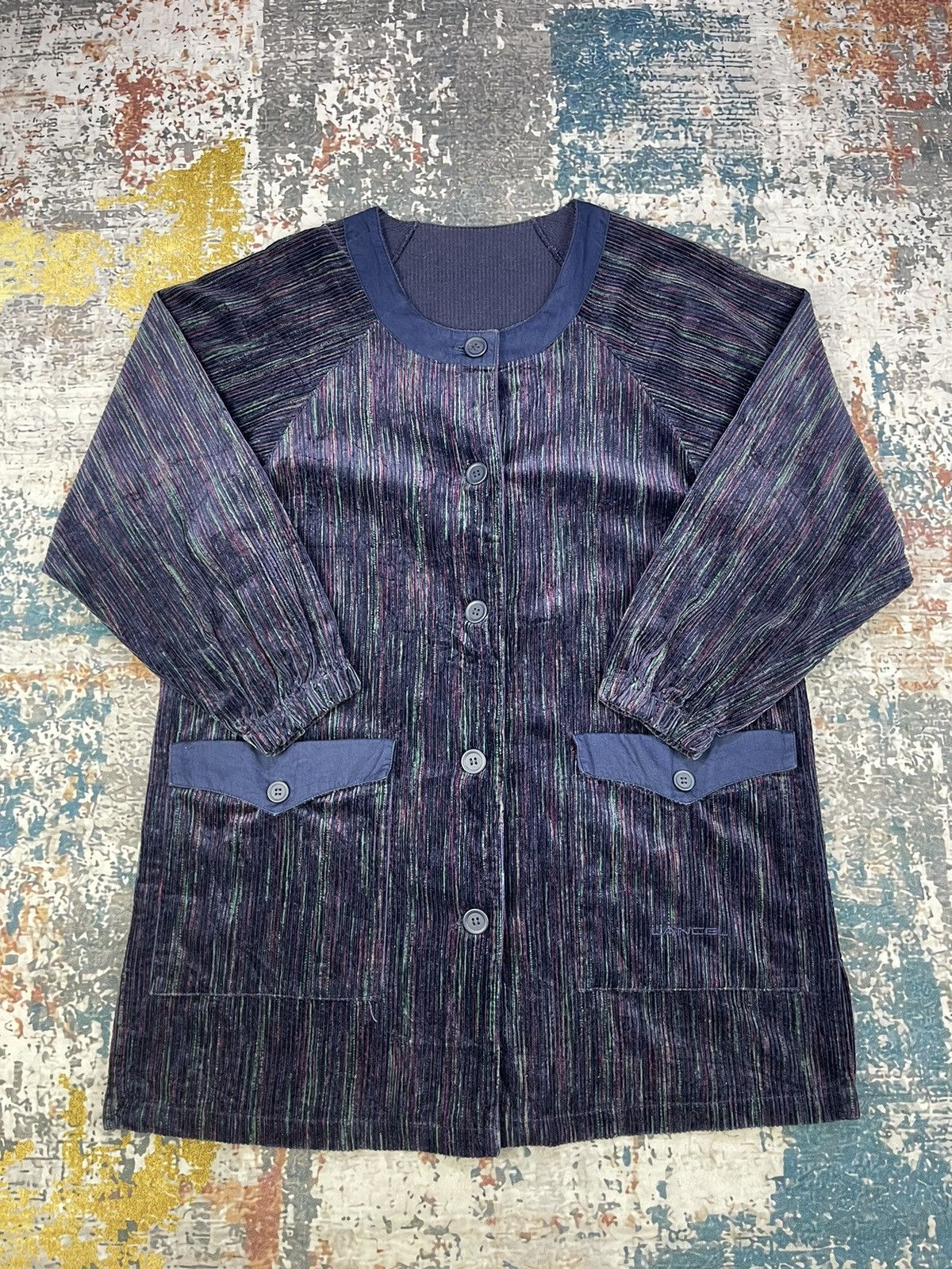 Lancel Vintage Lancel Rainbows Striped Button Up Apron Size ONE SIZE - 1 Thumbnail